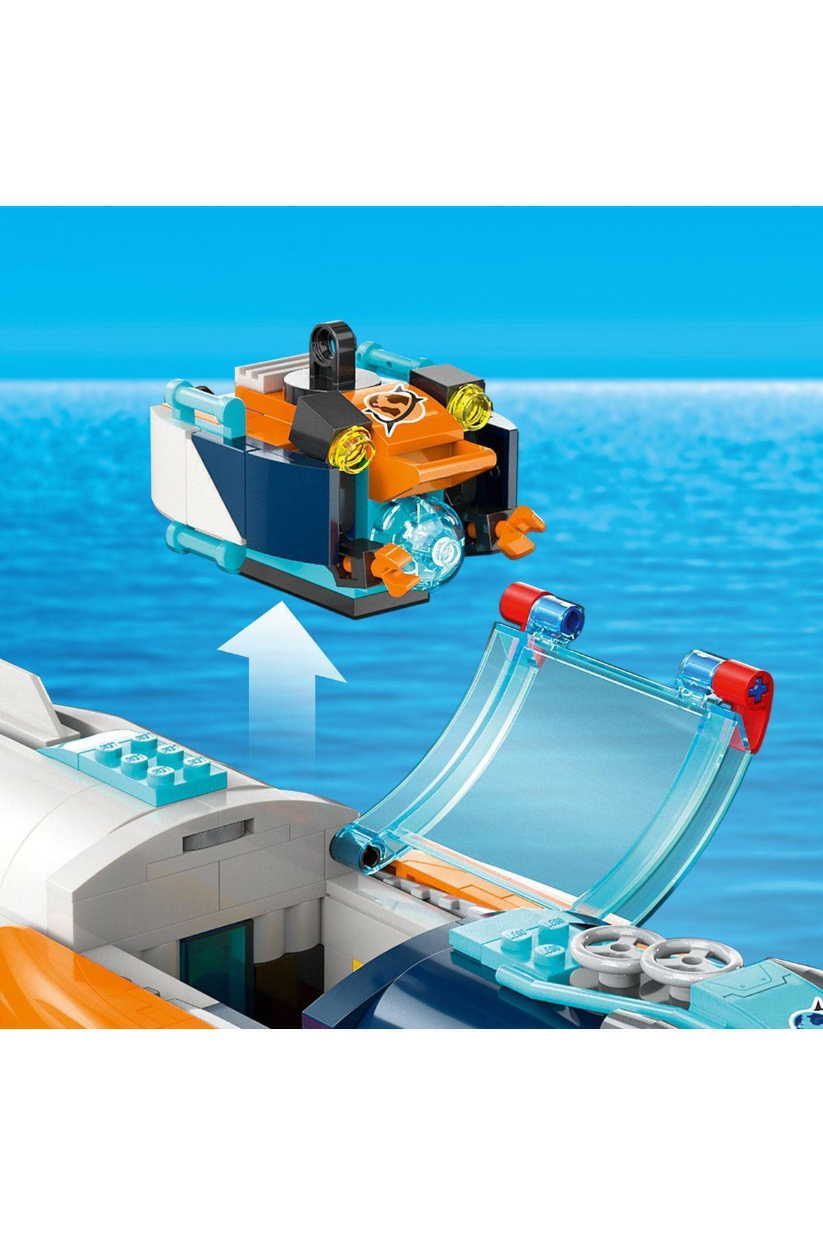 مجموعه ساختوساز اسباببازی زیردریایی اکتشافات اقیانوس عمیق شهری ۶۰۳۷۹ (۸۴۲ قطعه)