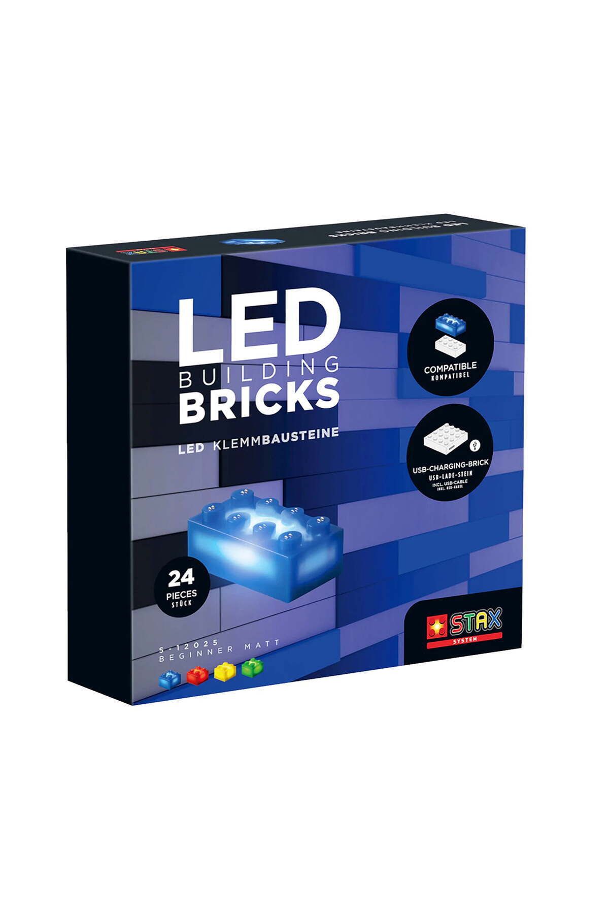 OEM Jucărie - Seturi De Construcție Luminoase Stax (24 De Piese) - One Size