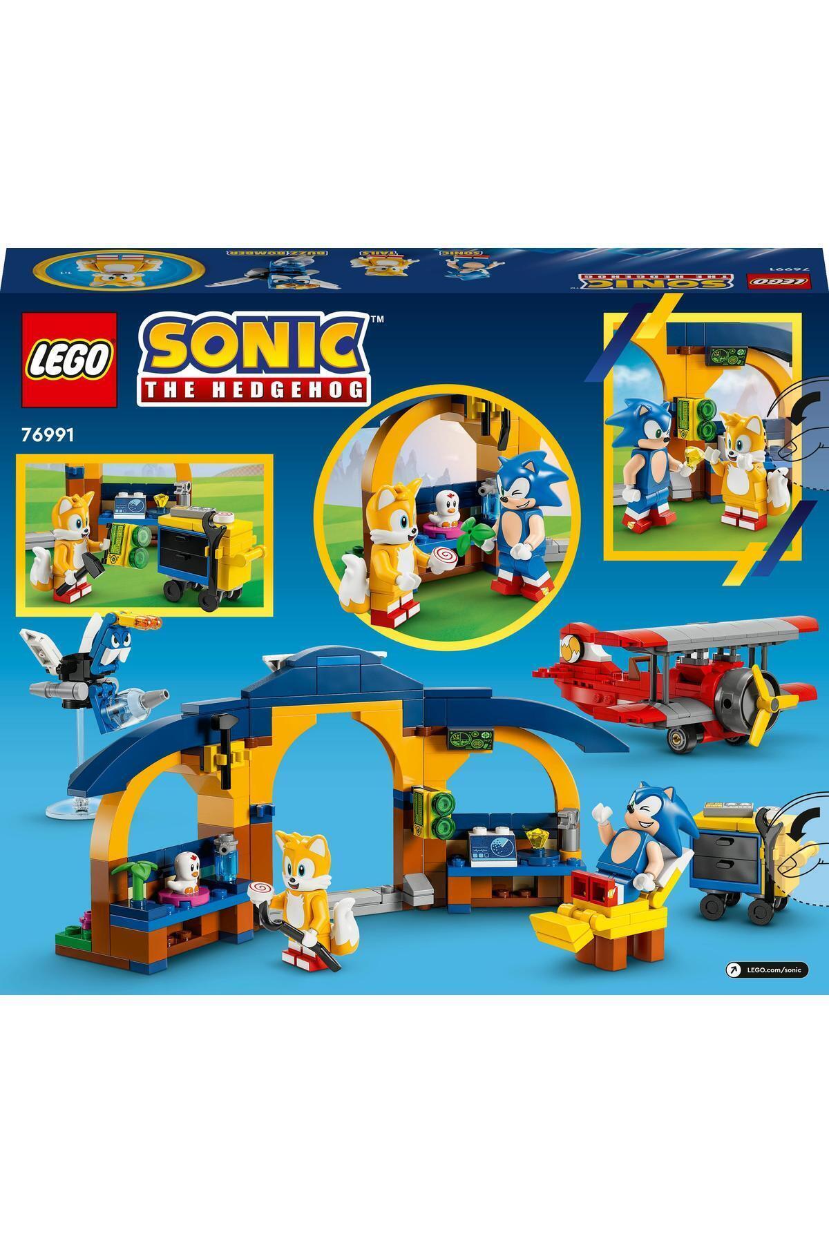 Omrx سونیک خارپشت: کارگاه و هواپیمای گردباد تیلز ۷۶۹۹۱ (۳۷۶ قطعه) مجموعه ستارهای