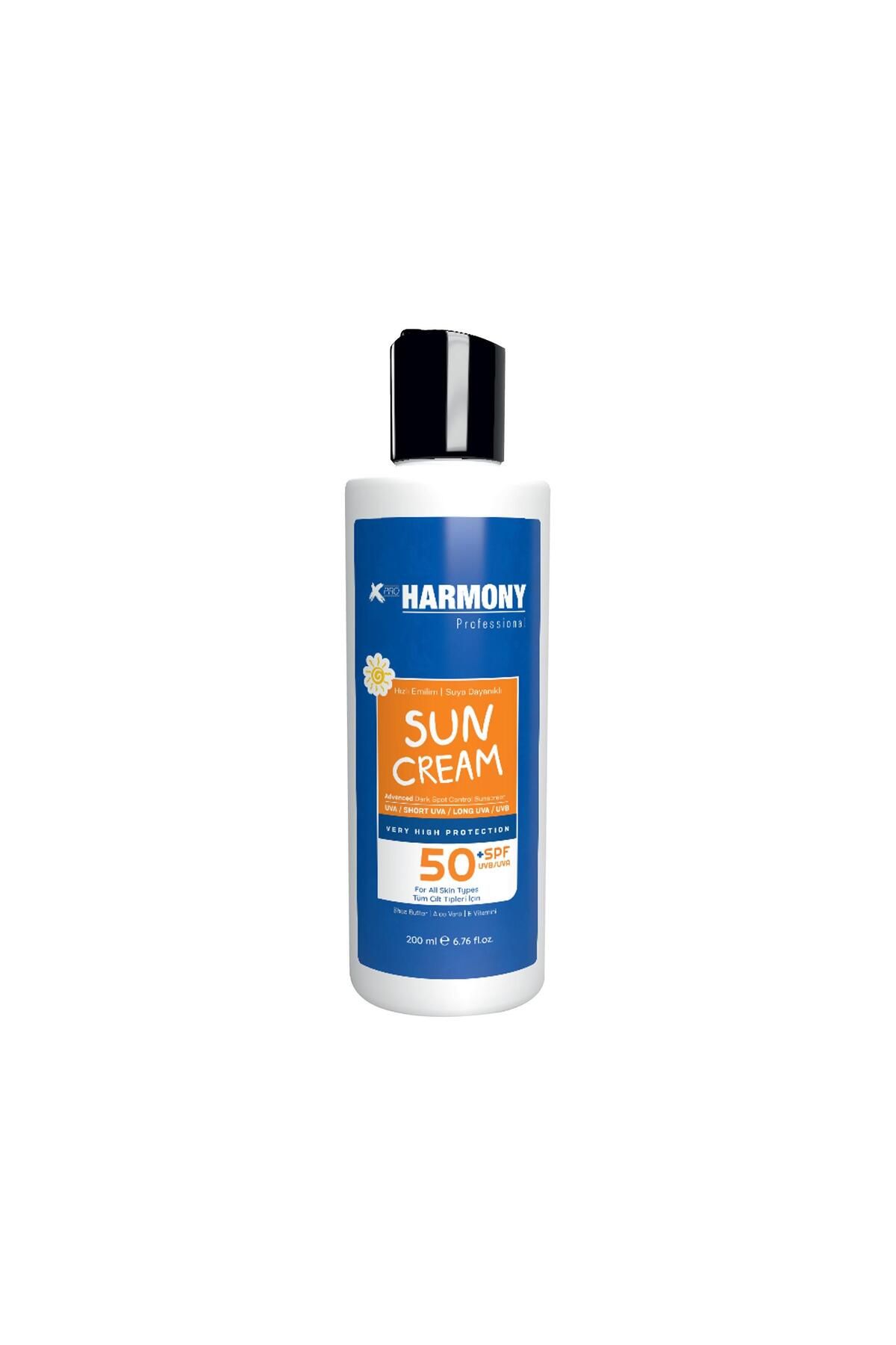 X Pro Harmony Sun Cream 50 Spf Uvb / Uva Suya Dayanaklı Güneş Kremi 200 ml