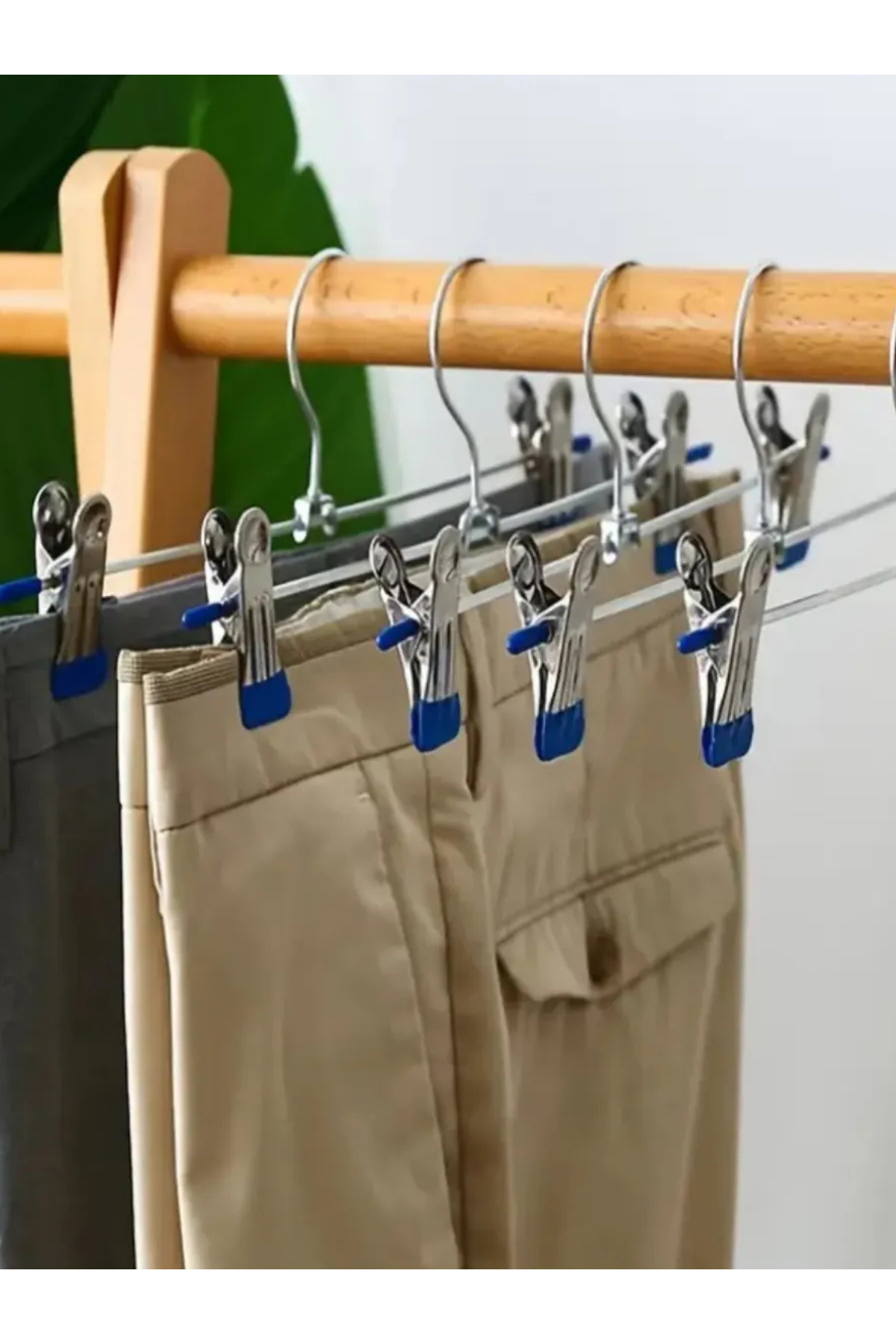 CNGZSHOP 2 Adet Metal Etek Pantolon Sütyen Çorap Gömlek Palto Kravat Bebek Askısı fotoğrafı 4 (önizleme)