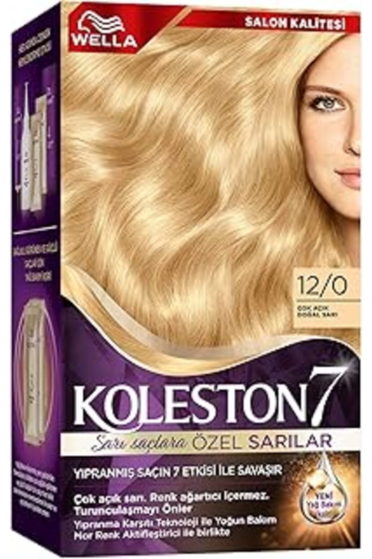 Qedii Wella Koleston Supreme Kit 12/0 Çok Açık Doğal Sarı