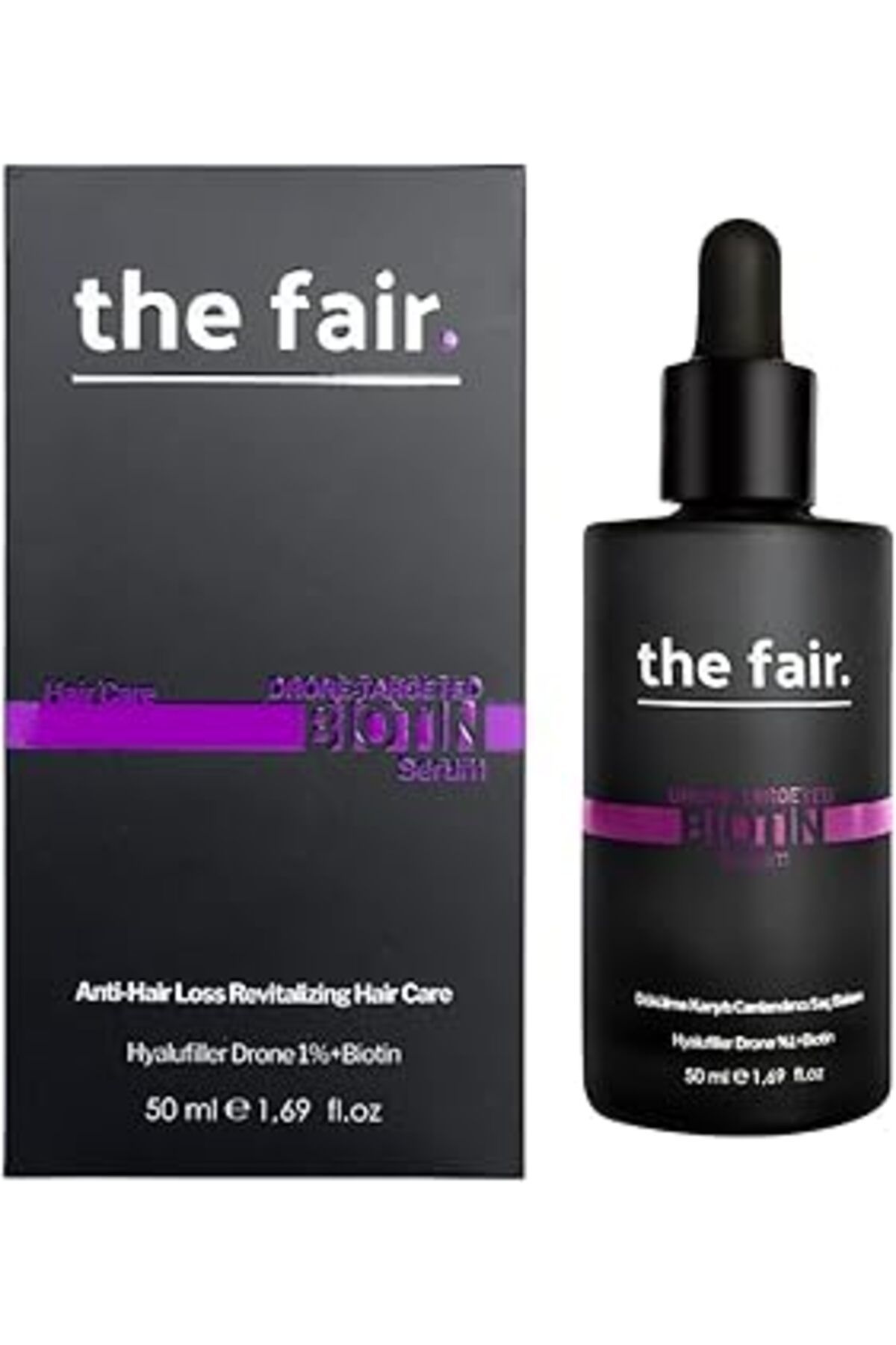 Qedii The Fair. Drone-Targeted Hair Biotin Serum 50 Ml