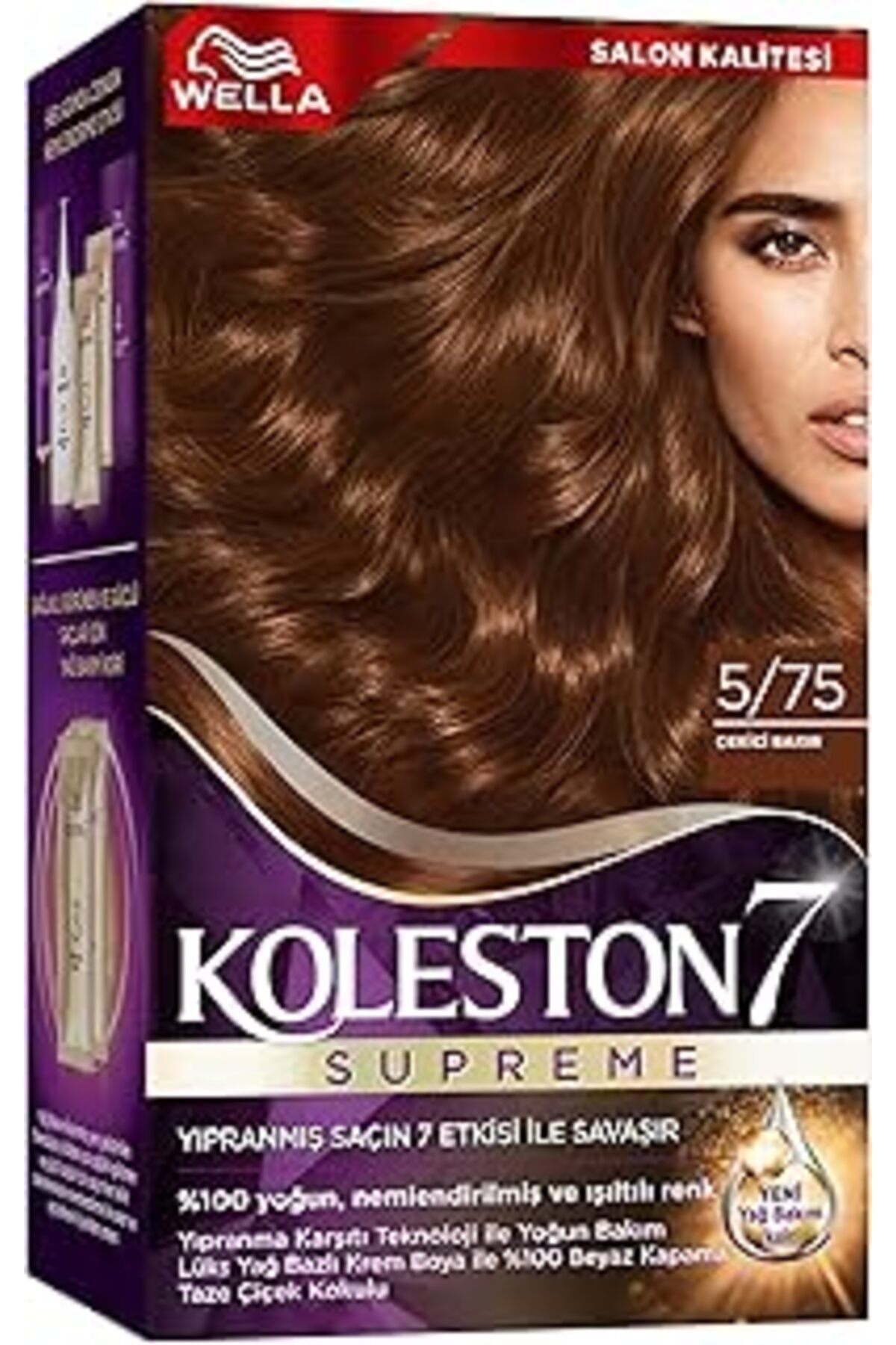 Qedii Wella Koleston Supreme Kit 5/75 Çekici Bakır