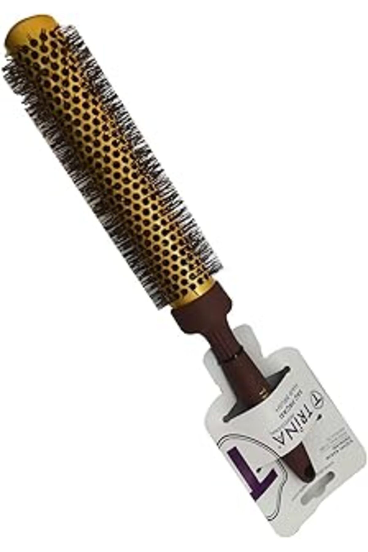 Mu Art Ahşap Trina Hermes Ultra Uzun Termal Saç Fırçası (33 MM)