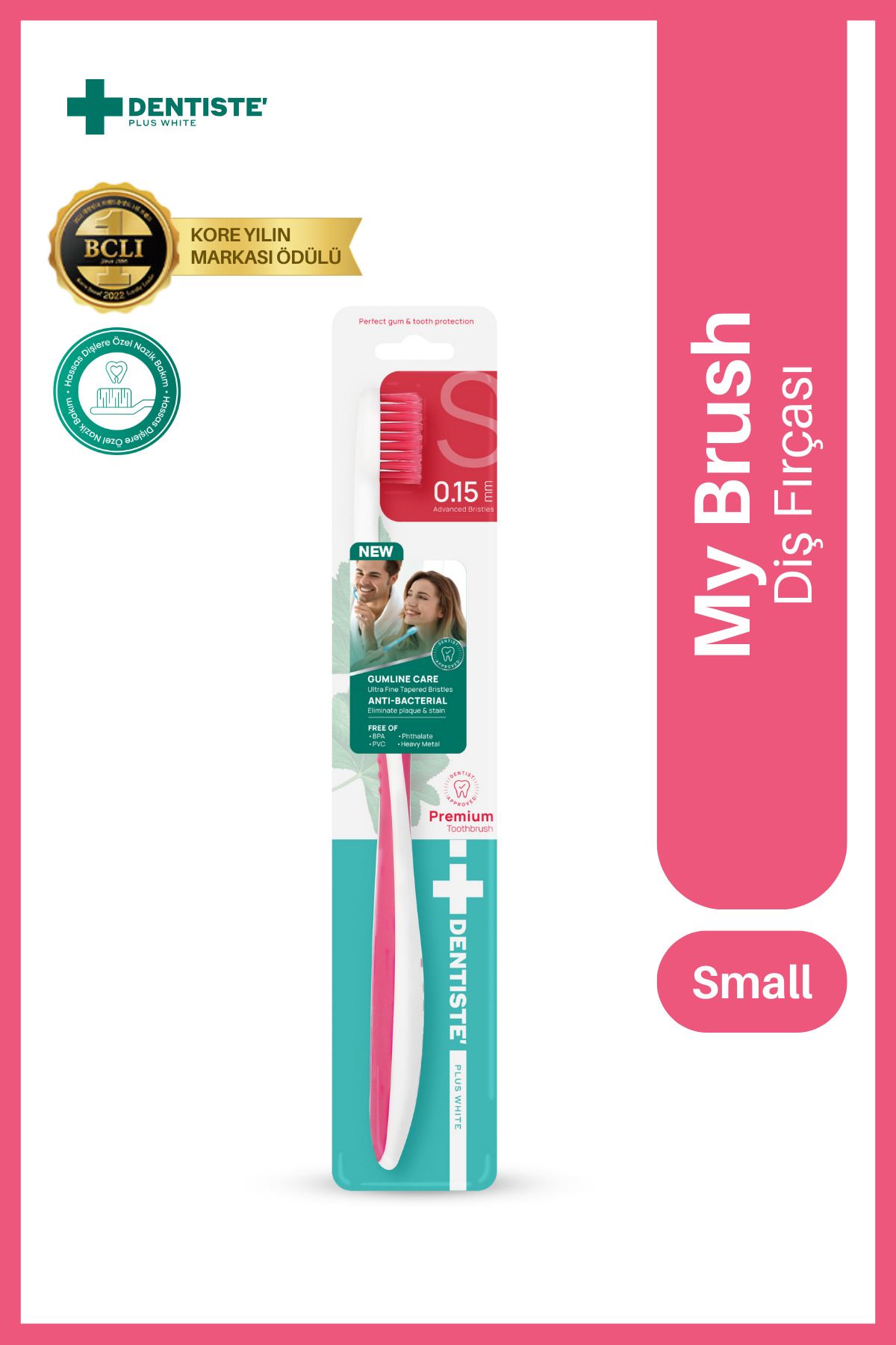 Dentiste MY BRUSH TOOTHBRUSH - S15 KIRMIZI