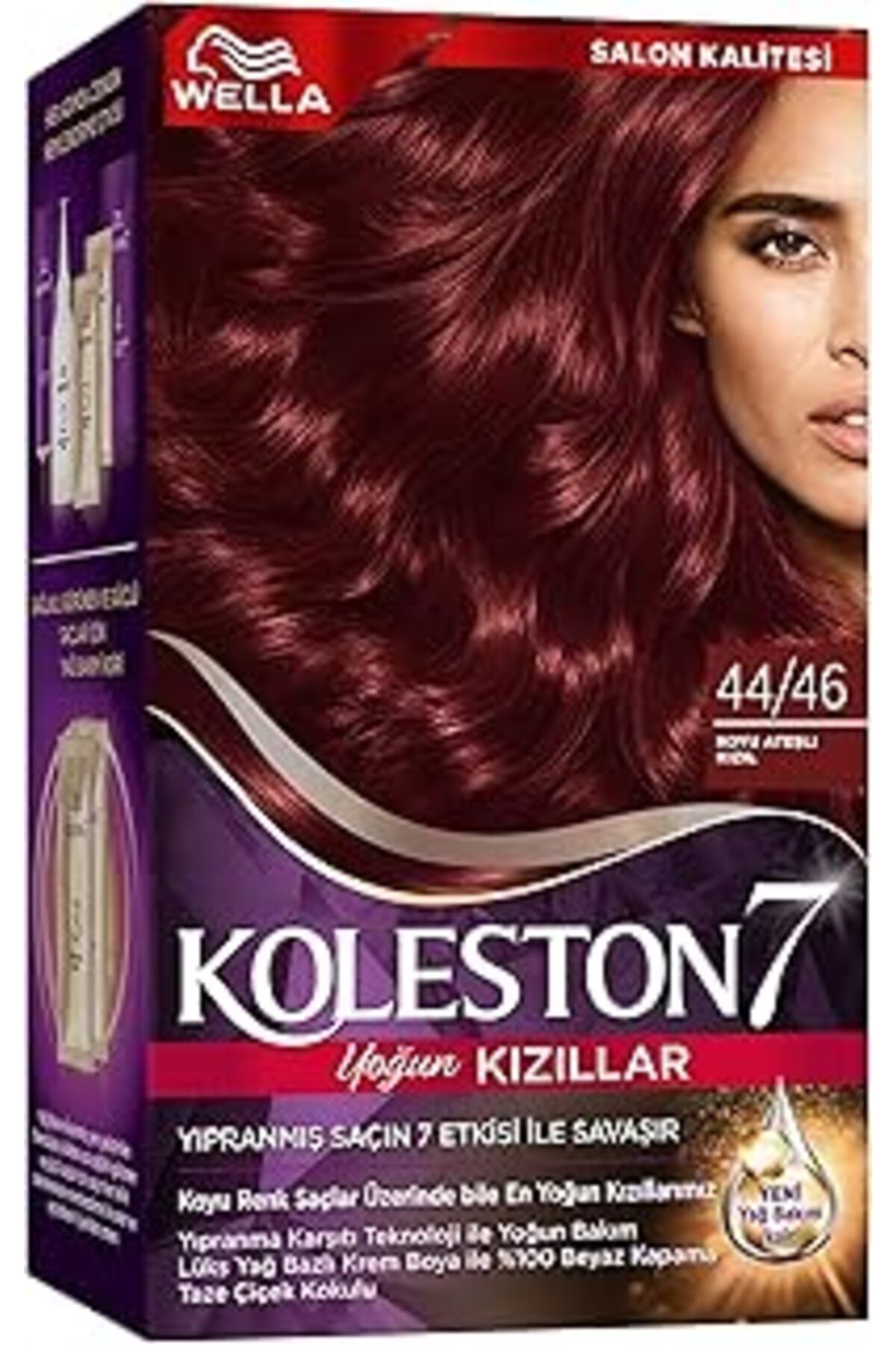 Qedii Wella Koleston Supreme Kit 44/46 Koyu Ateşli Kızıl