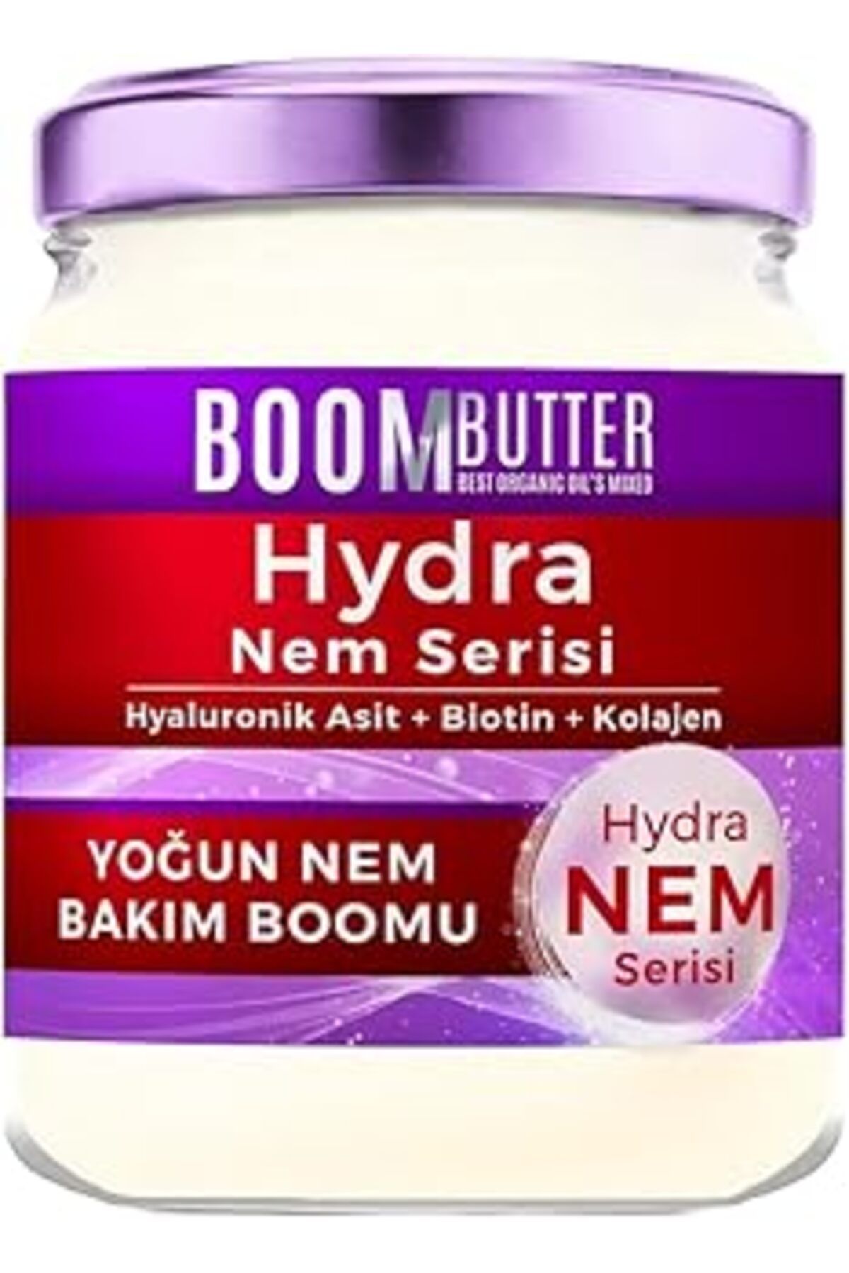 Qedii Boom Butter Hydra Yoğun Nem Saç Bakım Boom, Derinlemesine Nemlendirme & Onarıcı Bakım, Kuru Ve Yıpr