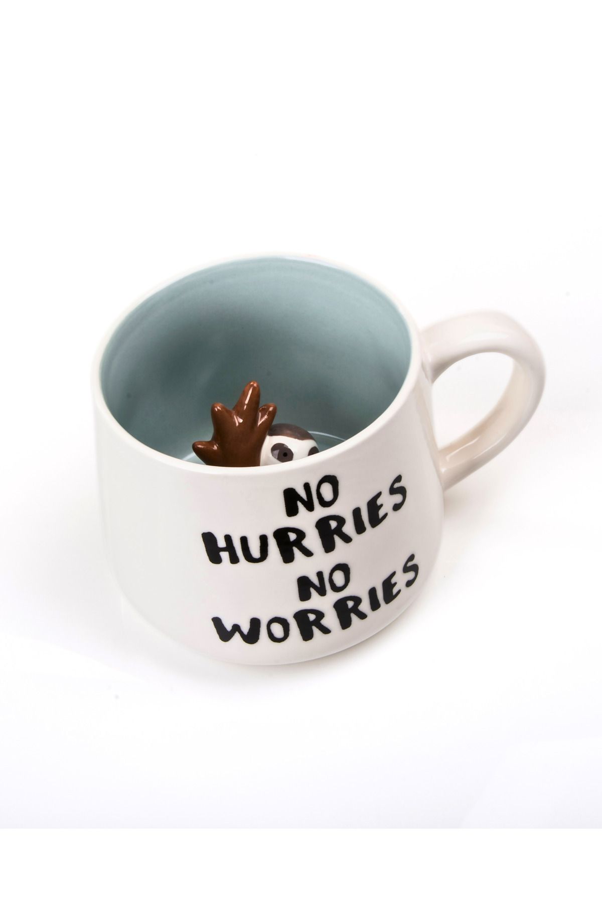 MUKKO HOME-3D Porcelain Mug – with Sloth Figure, 350 Ml, Fun and Stylish Design 5
