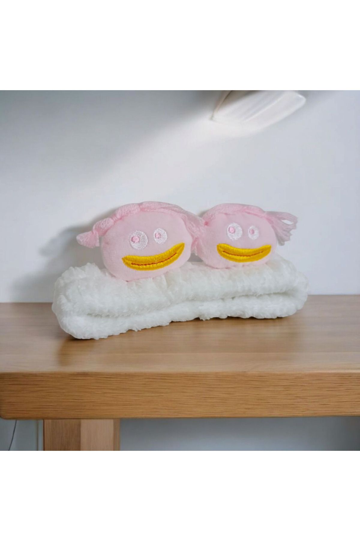 KANİNCHEN Kadın Süper Soft Spa Yüz Yıkama Elastik Saç Bandı Makyaj Saç Bandı