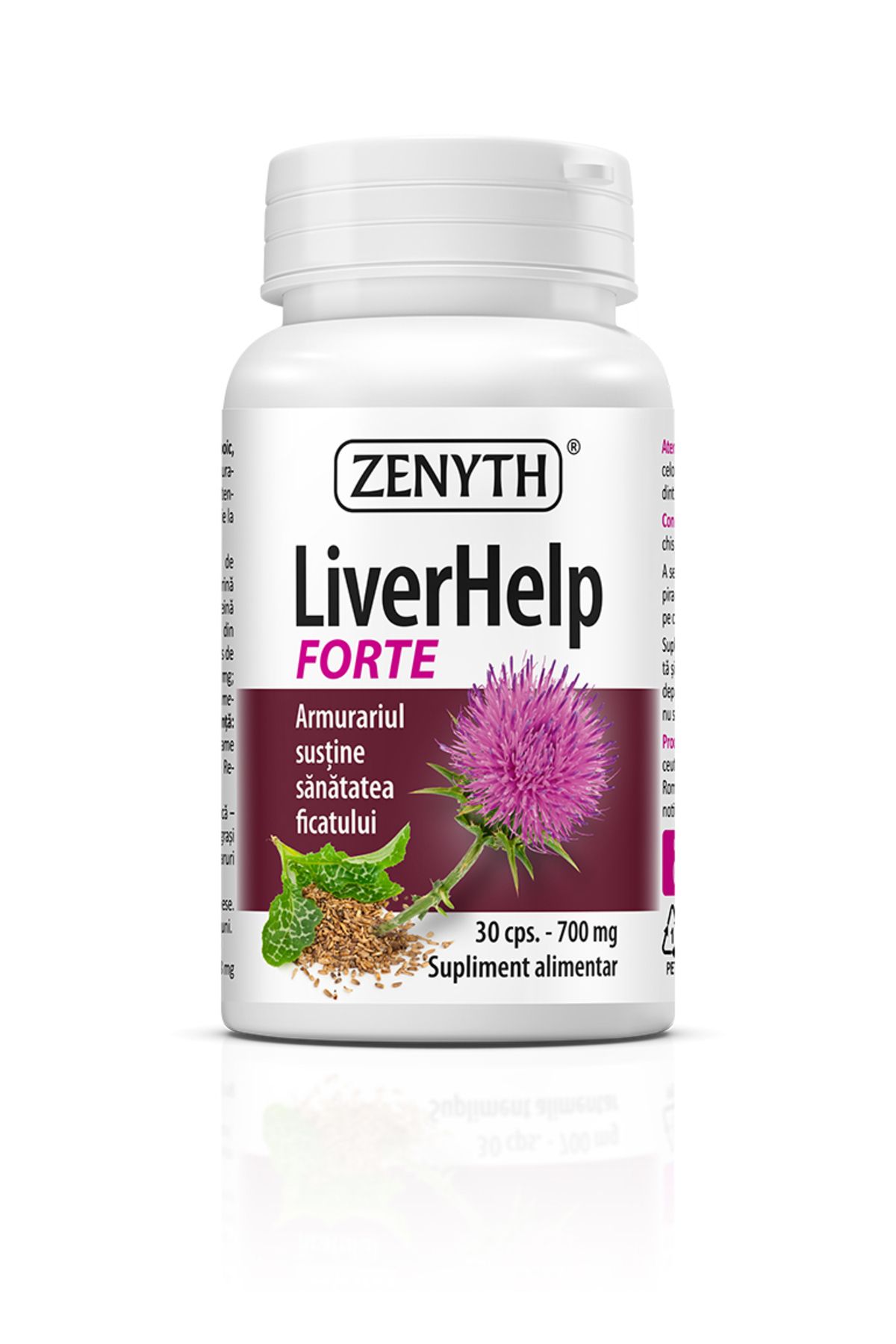 ZENYTH Liverhelp Forte, 30 Capsules, Hepatitis, Fatty Or Tired Liver, Cirrhosis, - One Size