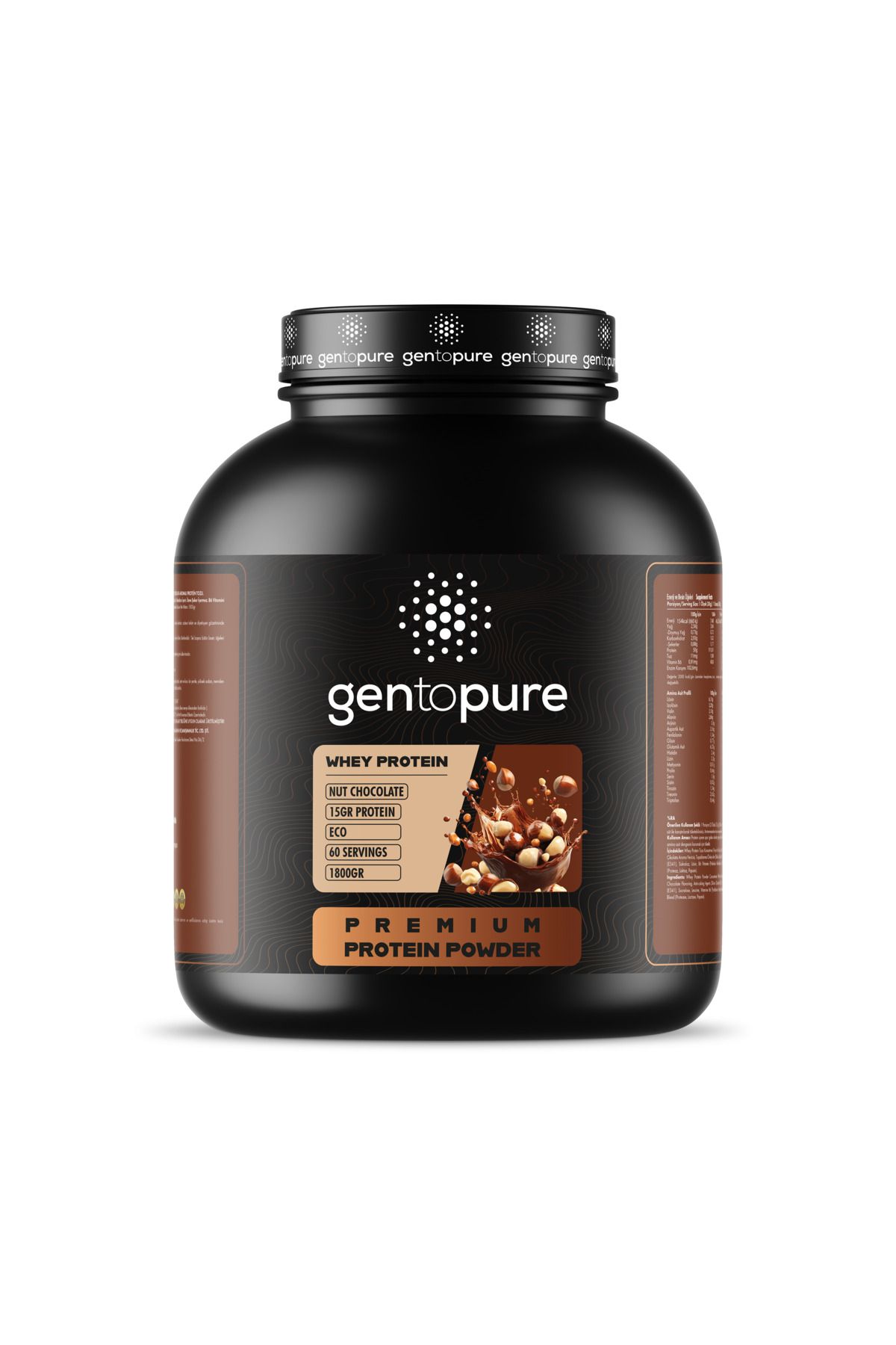 Gentopure WHEY - ECO - 1800G ( FINDIK )