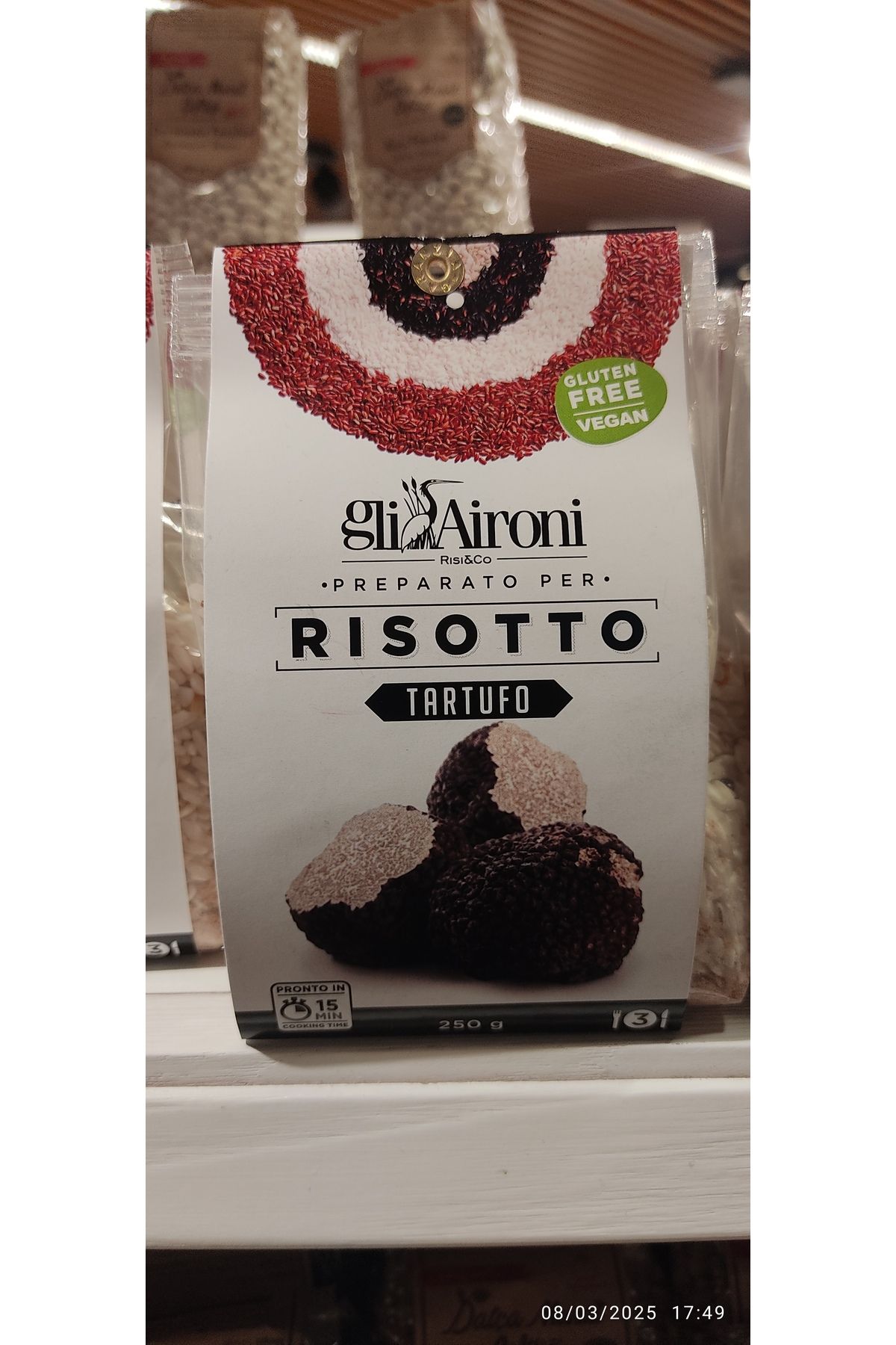 Gli Aironi Mantarlı Risotto 250 gr