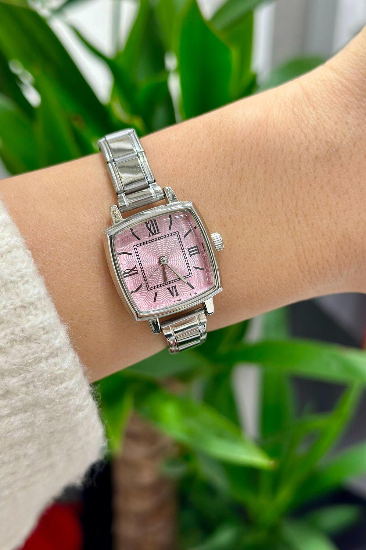 MİXY ACCESSORİES İTALYAN CHARM TAKILABİLEN ÇELİK SAAT görsel 4