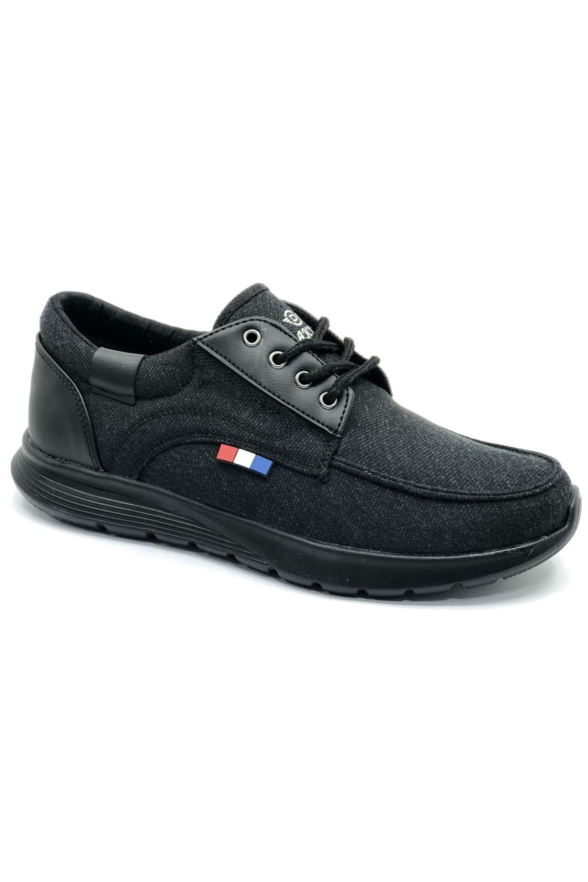 Kids Club Shoes Dakırs 020 Sneakers Keten Erkek Spor Ayakkabı SİYAH