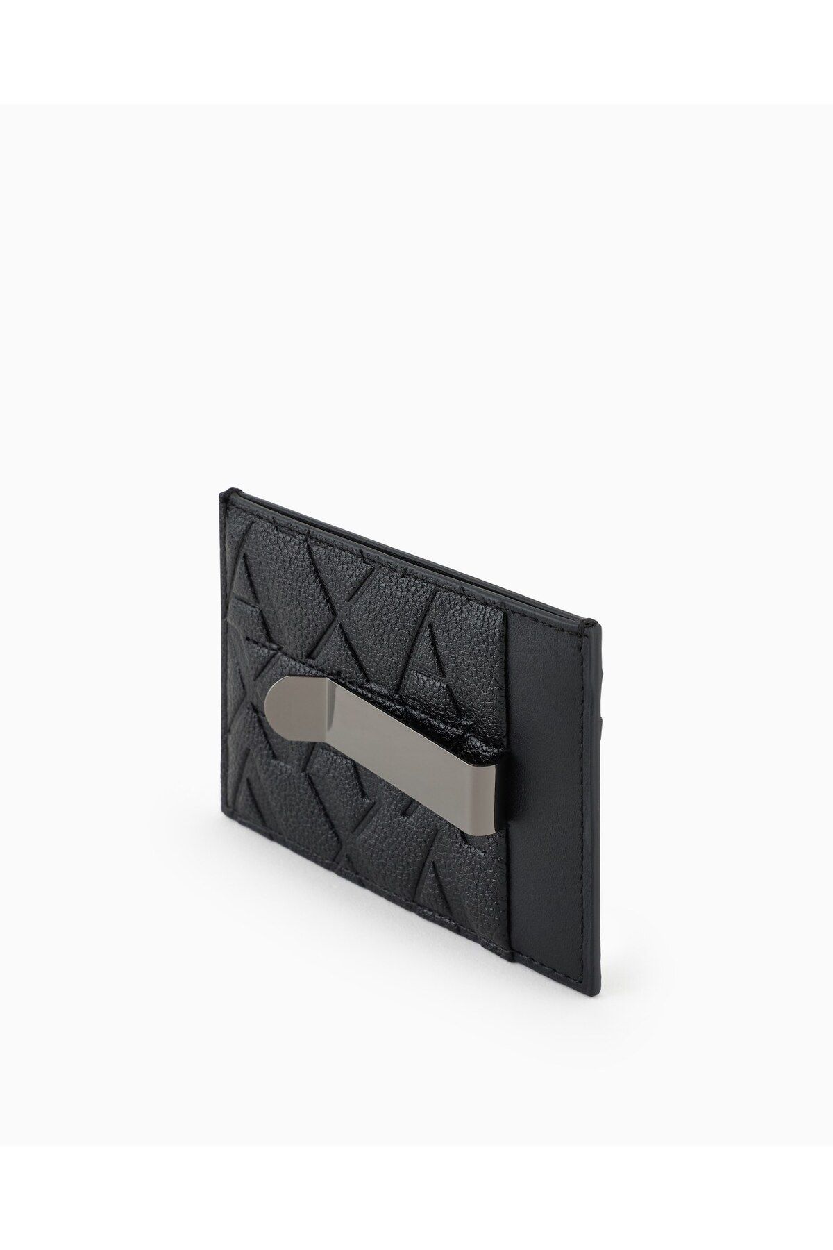 کیف پول مردانه سیاه با کلیپ ورود به سیستم XM000880 AF12133 UC001 Armani Exchange