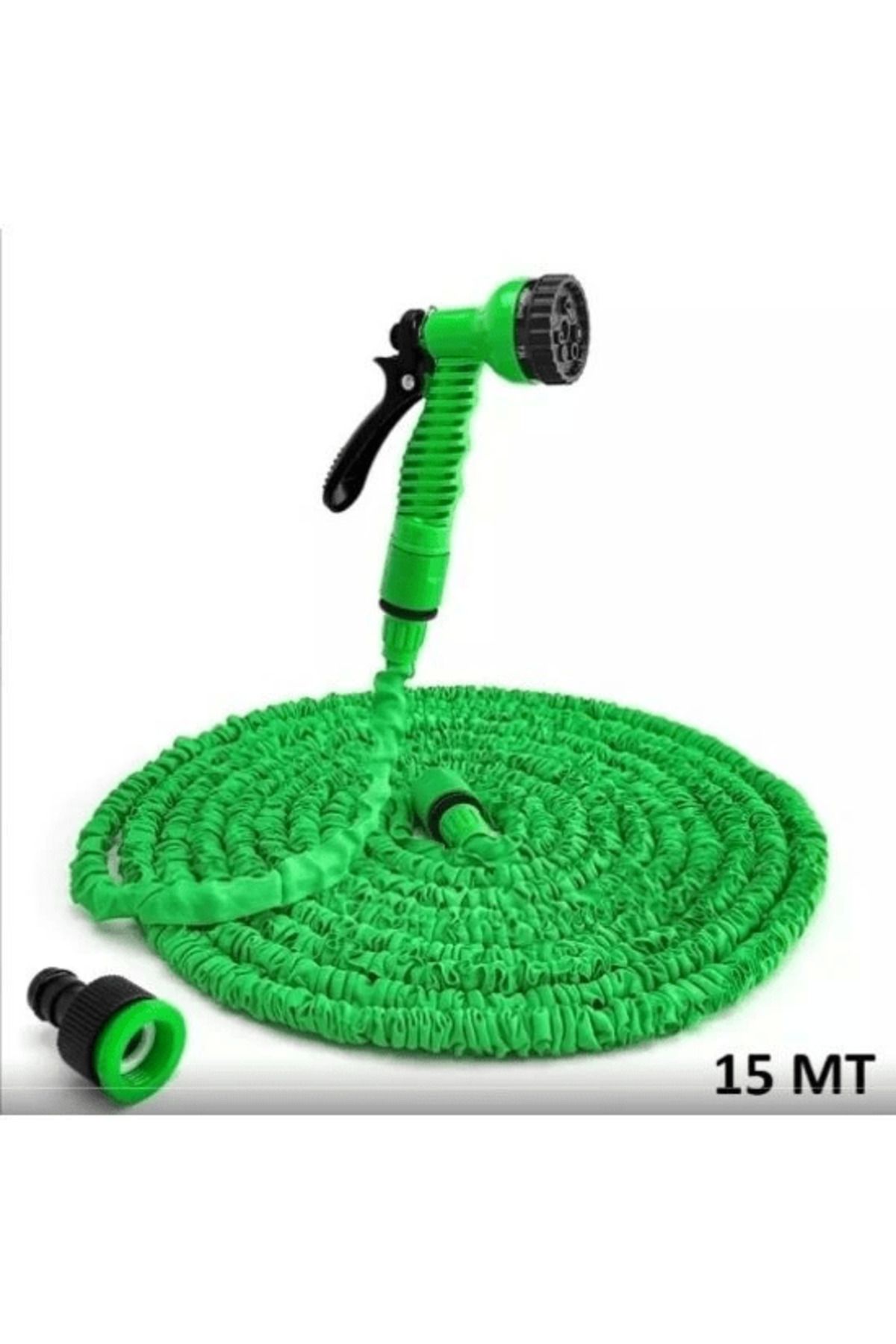 NEZADE STORE Uzayan Hortum Tabancalı 15 Metre Magic House | Bahçe Sulama İçin Expandable Hose ( Lisinya )