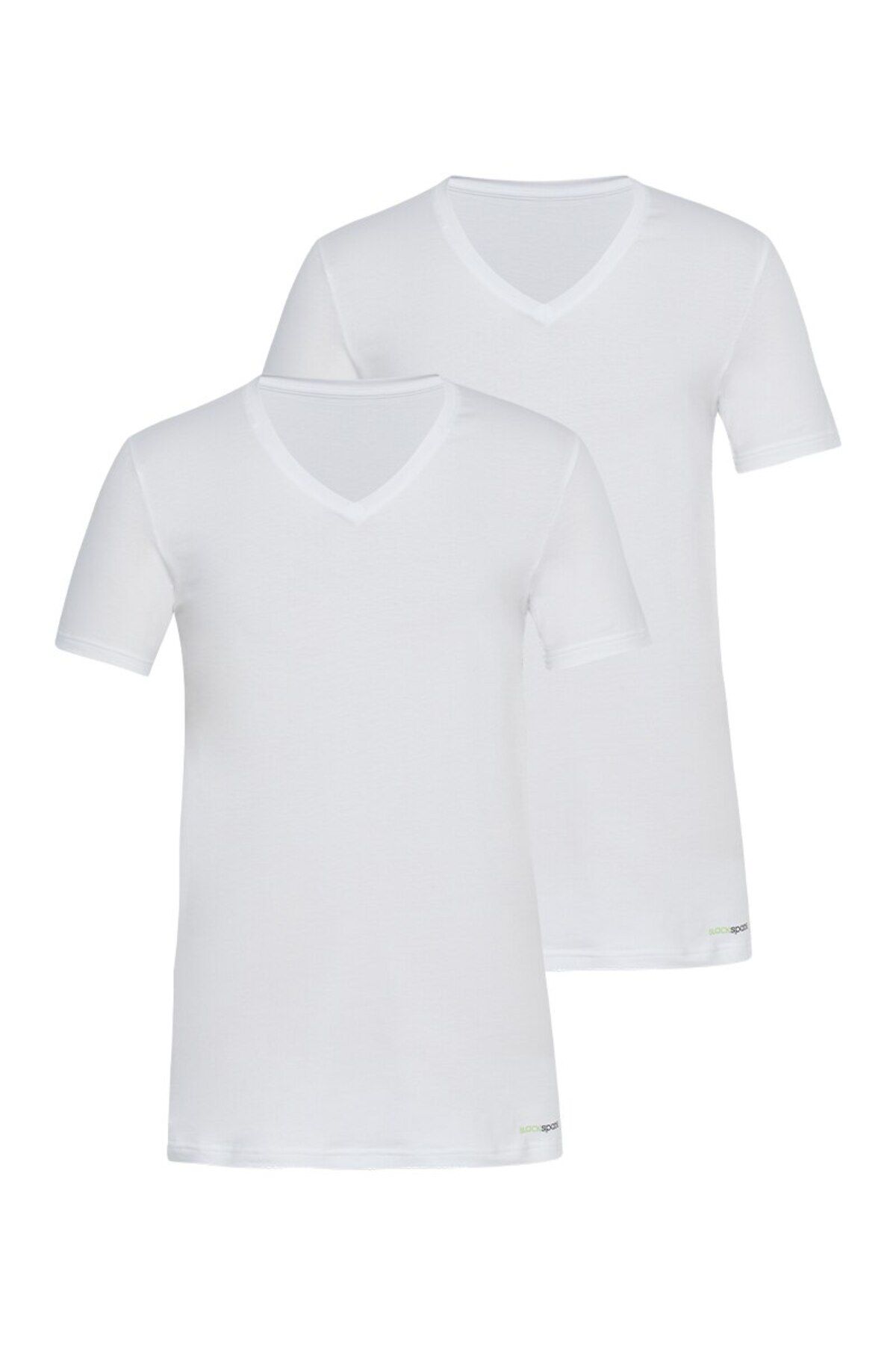 Blackspade-Men's White Undershirt Tender Cotton 2 Pack 9671 1