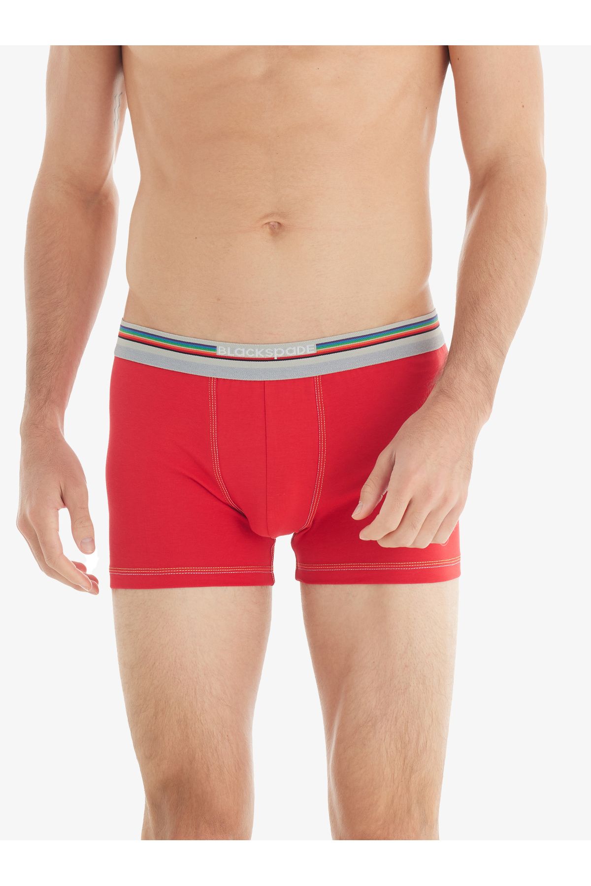 Blackspade-Ανδρικά Cotton Elastane Boxers Χρώματα 9550 - Κόκκινο 3