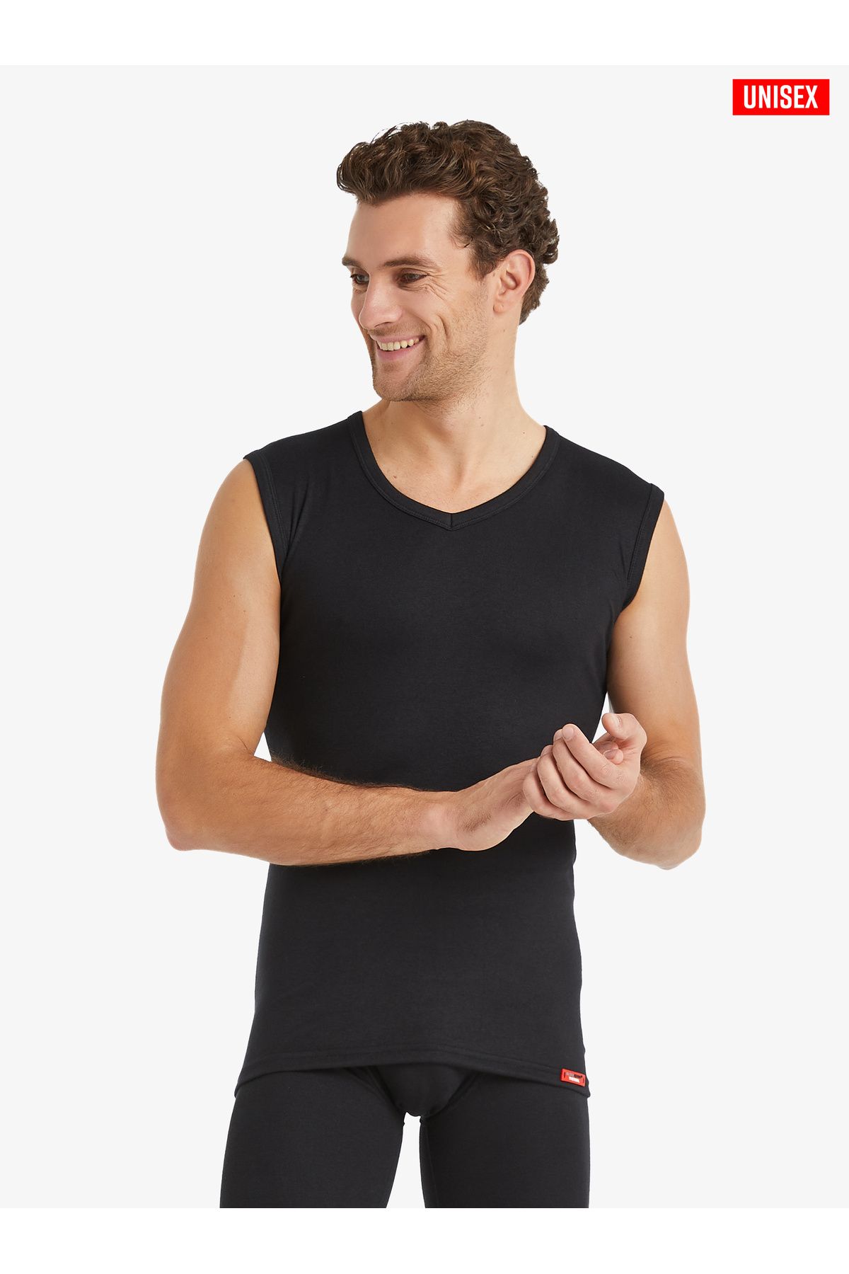 Blackspade-Unisex Thermal T-Shirt Level 2 9243 - Black 2