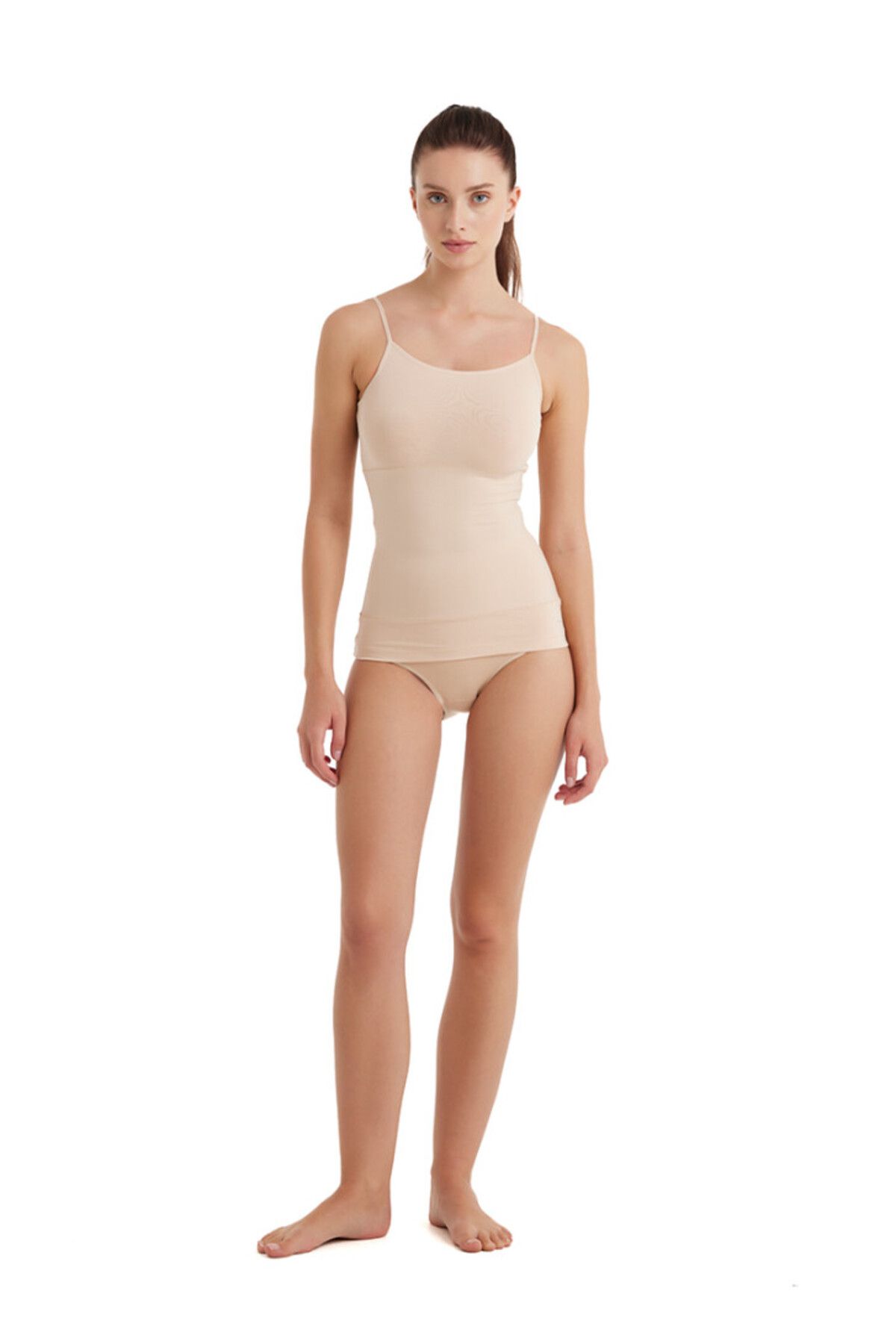 Blackspade-Women's Athlete Corset Illusion 1481 - Tan 3