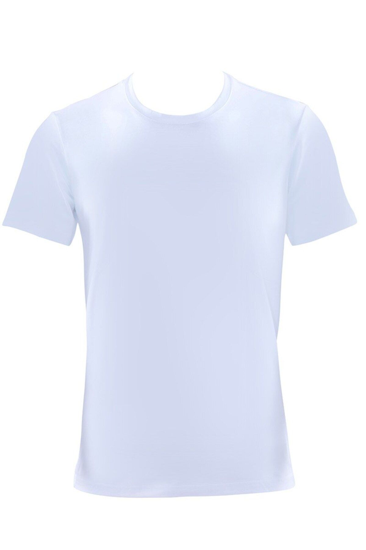 Blackspade-Tricou pentru bărbați cu gât crew Aura 9506 - alb 2