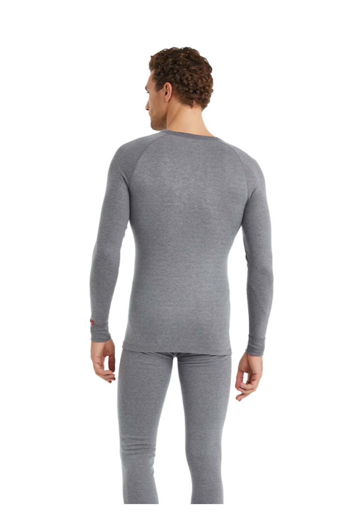 Blackspade-Unisex Θερμικό T-Shirt 2ο Επίπεδο 9259 - Grey Melange 8