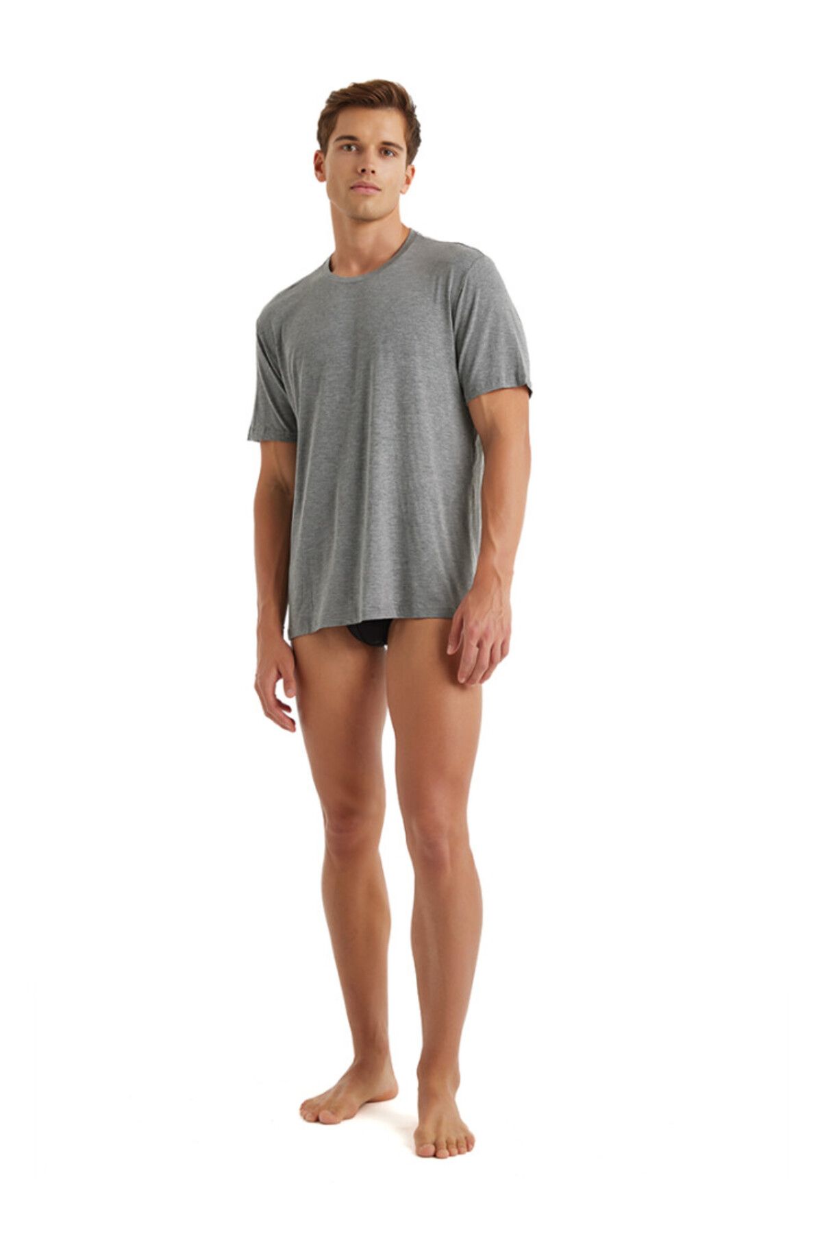 Blackspade-Undershirt Silver 9306 Men - Gray Melange 4