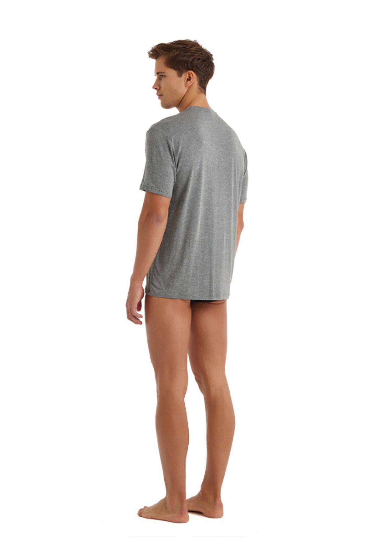 Blackspade-Undershirt Silver 9306 Men - Gray Melange 5