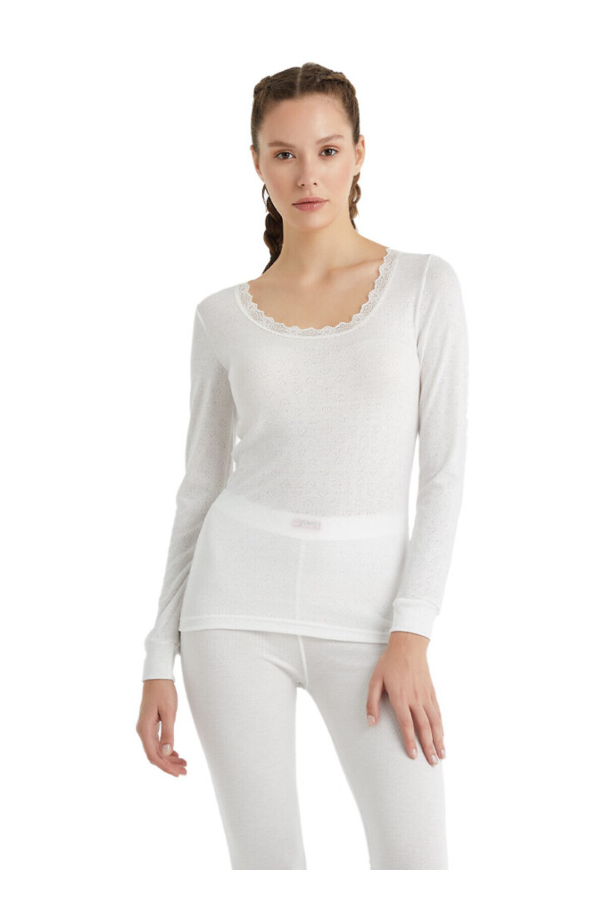 Blackspade-Women's Thermal Tank Top 1Level 1268 - White 4