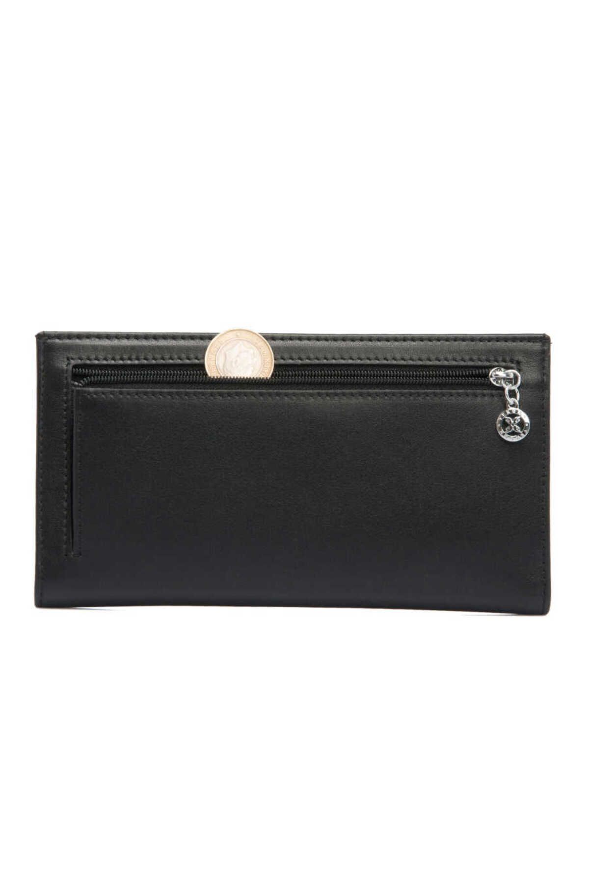 Tergan-Women's Black Leather Wallet - S1Cb 00005793 -C59 4