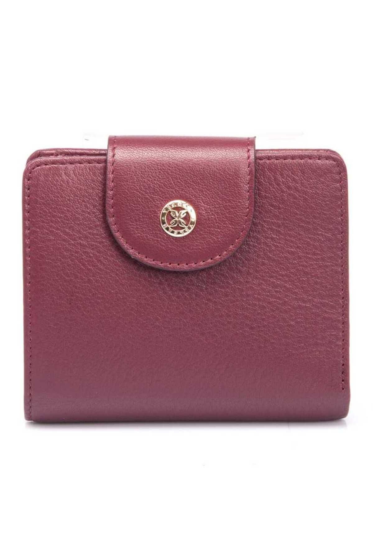 Tergan-Claret Red Δερμάτινο Γυναικείο Πορτοφόλι - S1cb 00005674 -κ16 2