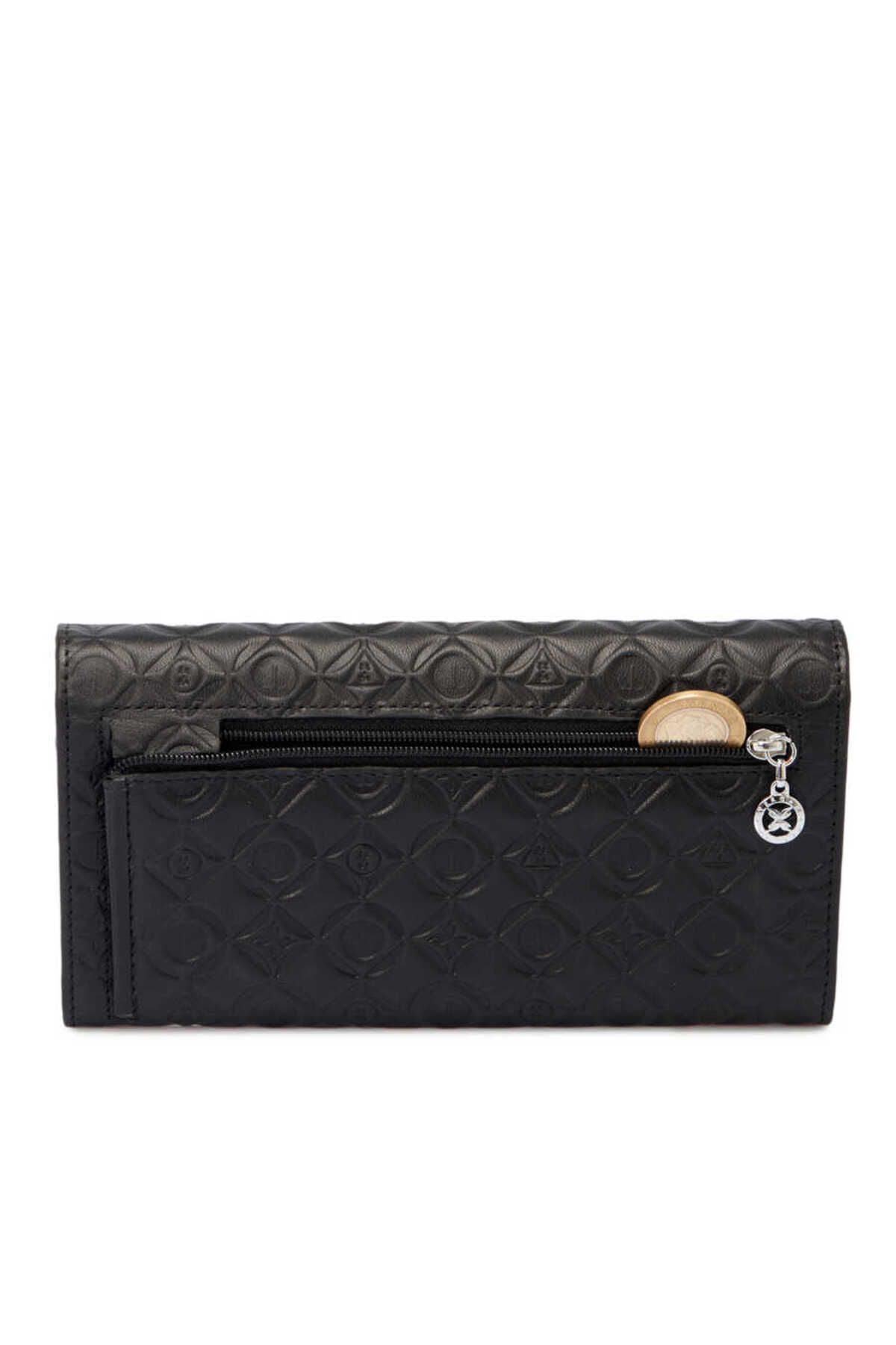 Tergan-Women's Black Leather Wallet - S1Cb 00005783 -C59 4