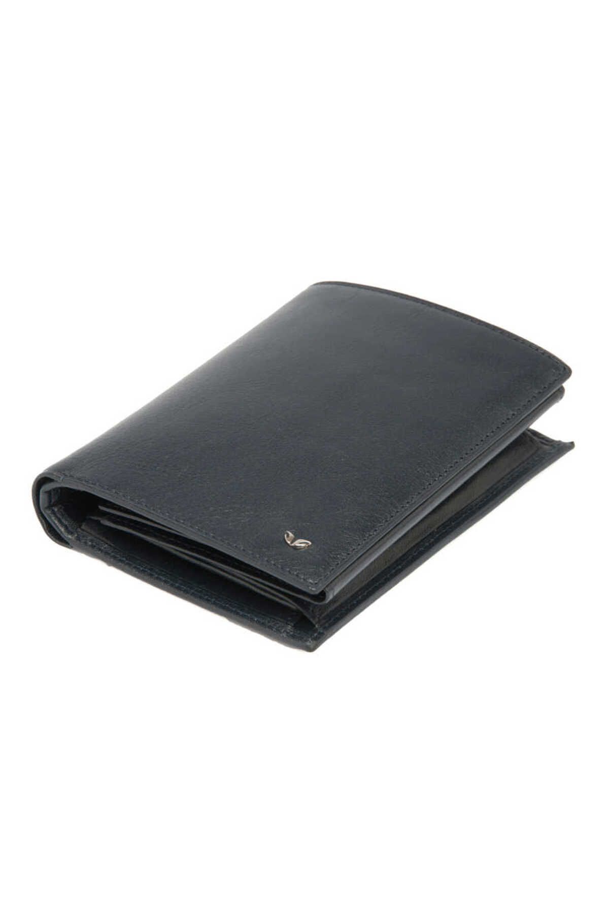 Tergan-Ανδρικό πορτοφόλι Navy Blue από γνήσιο δέρμα - S1ce 00001247 -h86 1