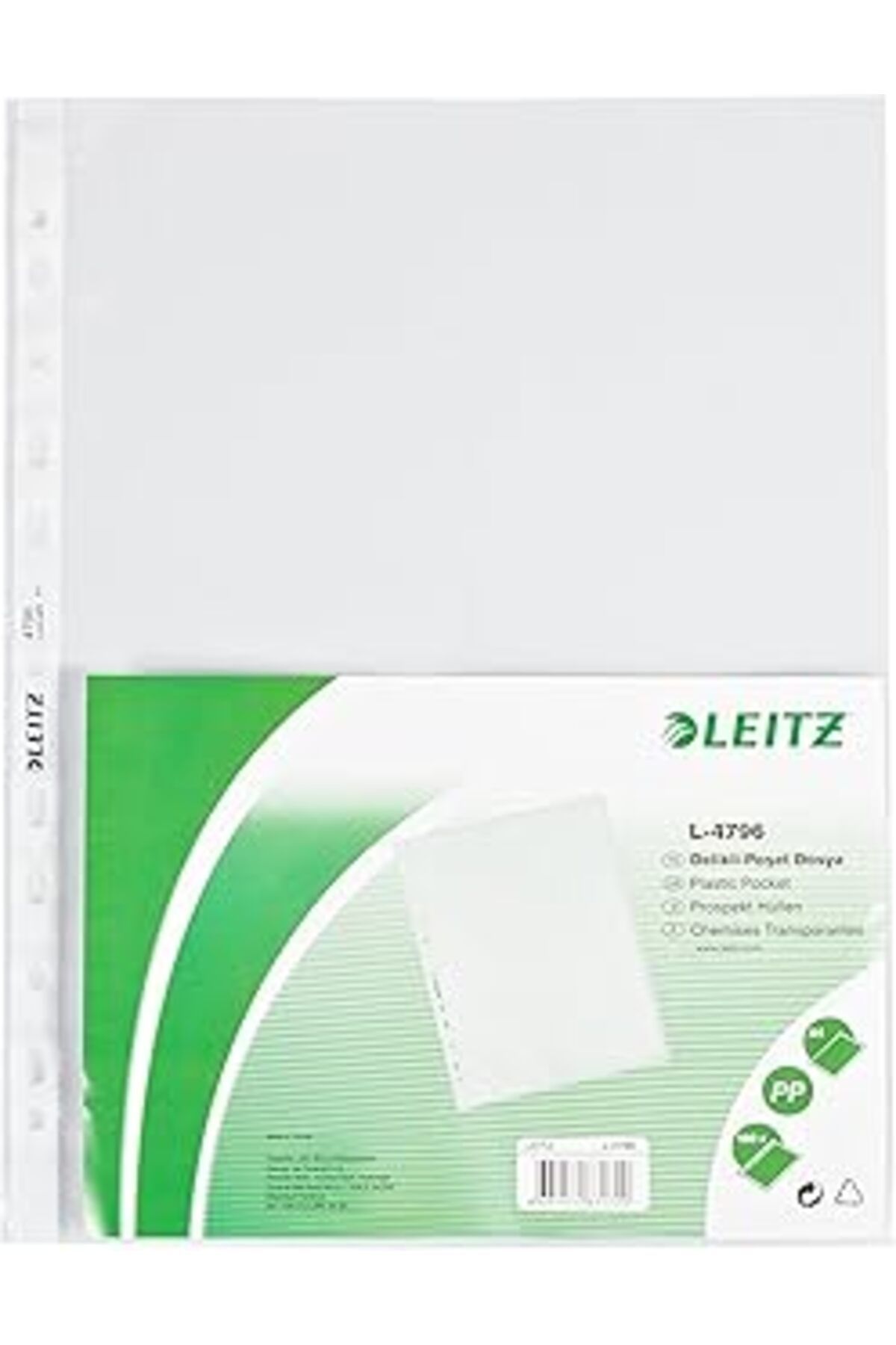 NETWORK ART Leitz Poşet Dosya A4 11 Delikli (100 adet) Buzlu