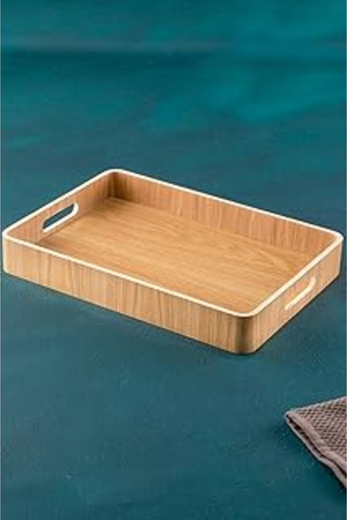 Mu Art Acar Bambu Sunum Tepsi 41 Cm Kahverengi - Acr-018/10