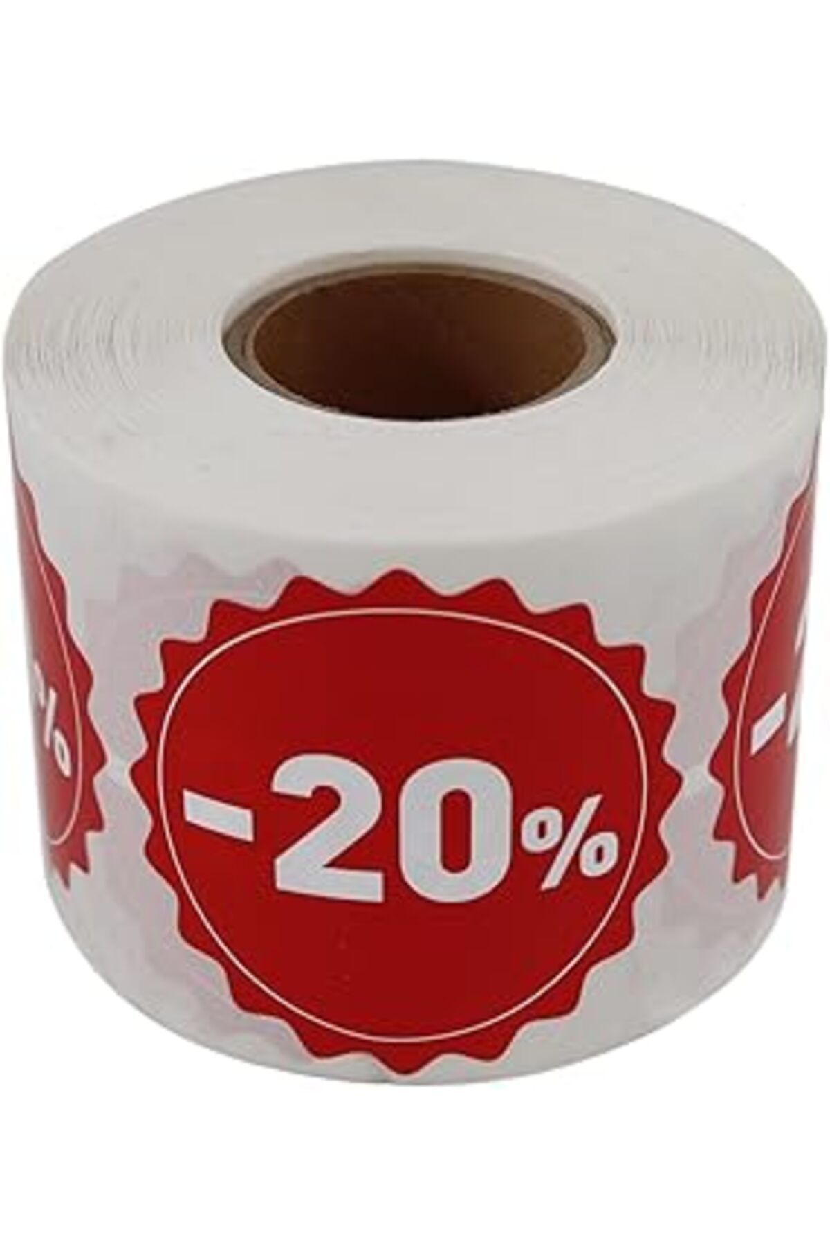 robotrend Hazır Etiketler , Hazır Al Hızlı Al Pp Opak%20 İndirim Etiketi 70Mm Çapında Özel Şekilli Etiket Rul