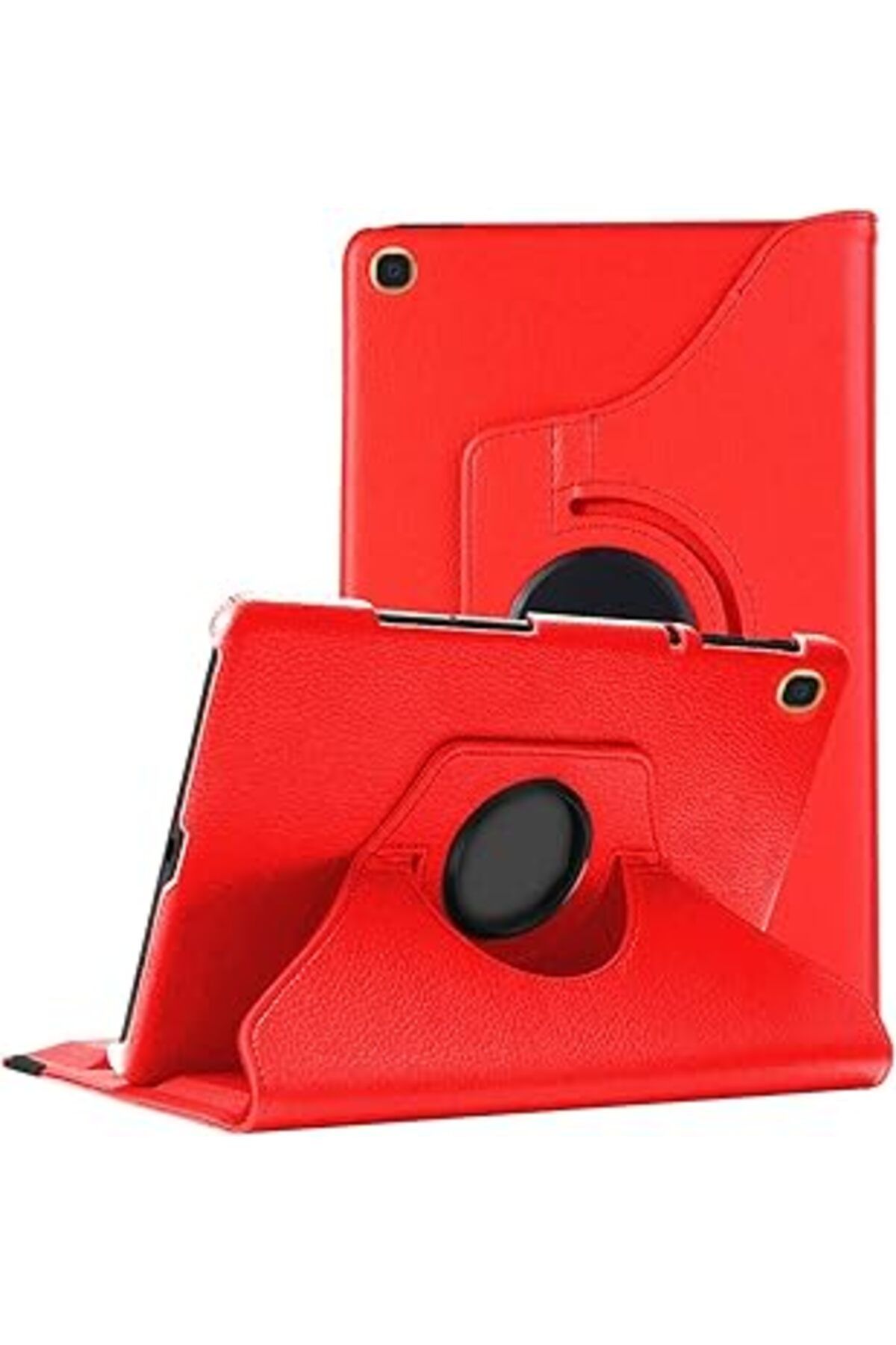Mu Art Caseup Huawei Mediapad T3 7 Uyumlu Kılıf, Caseup 360 Rotating Stand Kırmızı