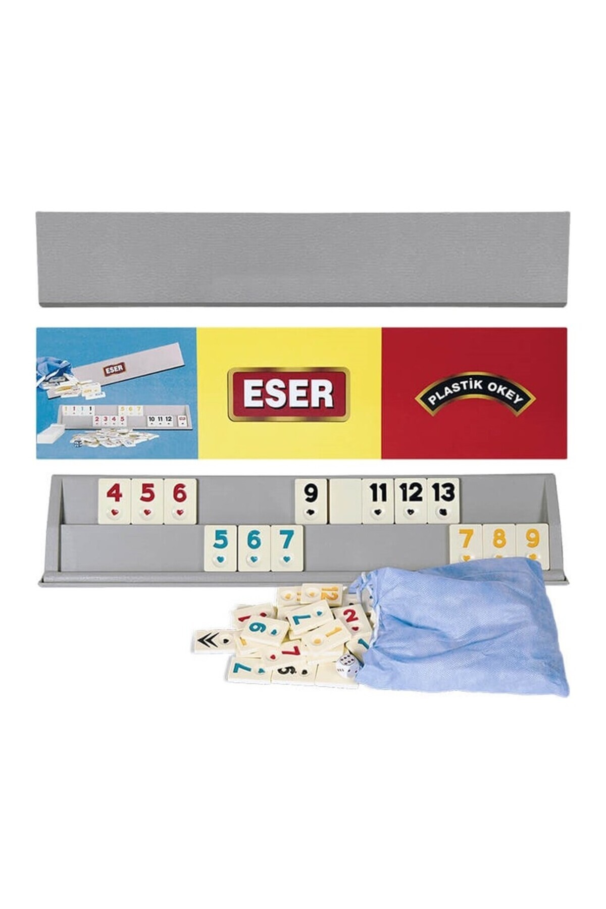 HIZIROĞLU Eser Plastik Okey Takımı Büyük