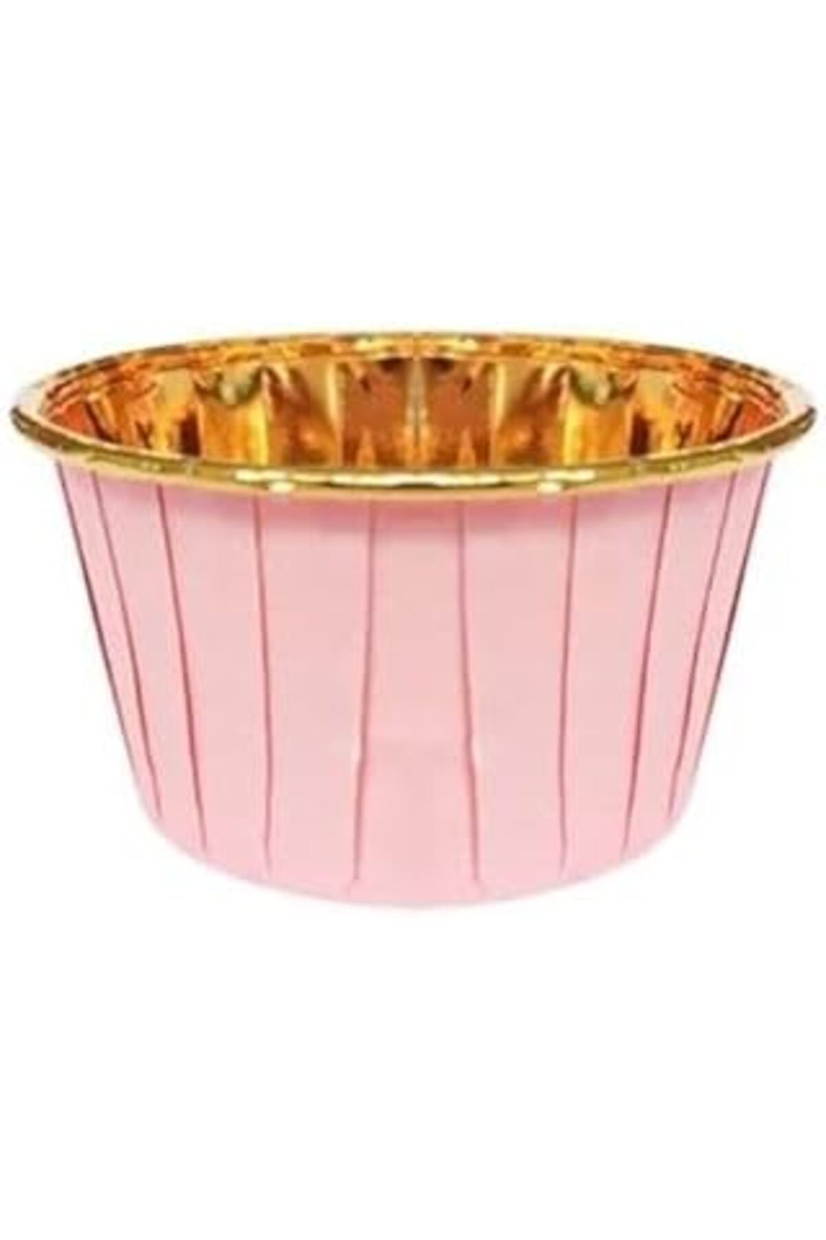 Mu Art Benim Marifetlerim - Pembe Metalize Muffin Kek Kapsülü 25 Adet