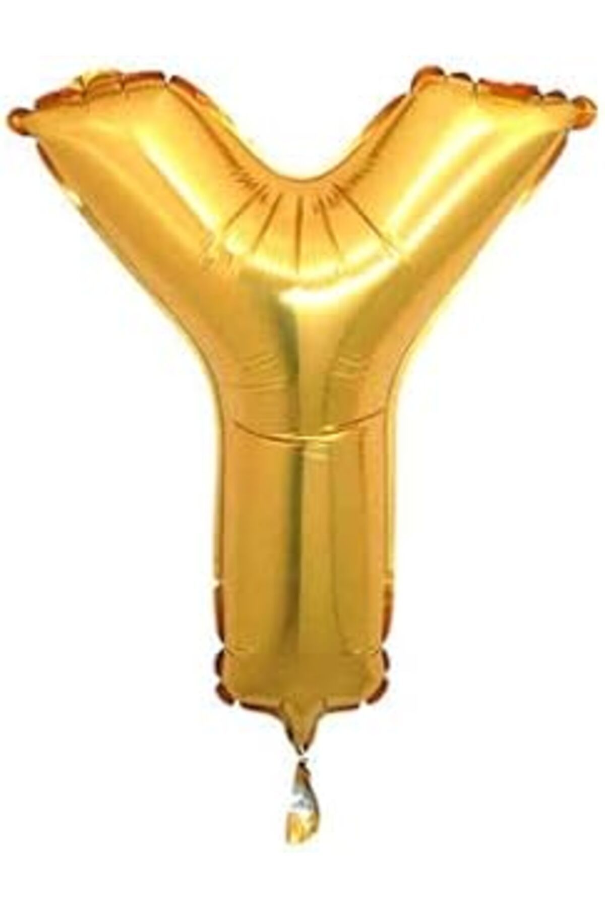 Pazarcan Benim Marifetlerim - Y Harfi Altın Folyo Balon 40 İnch 90 Cm