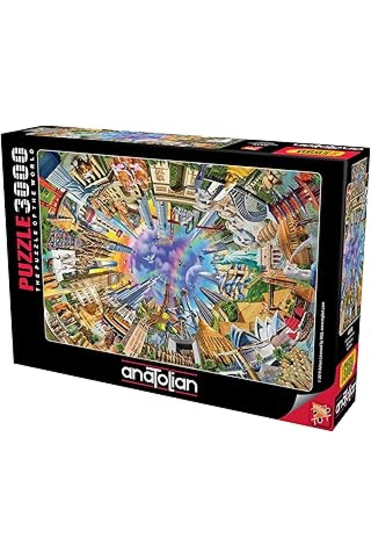 Hepta Collection Anatolian Puzzle - Dünya Anıtları / 3000 Parça, #4916