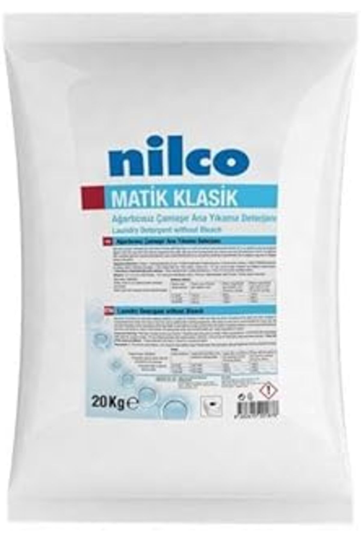 NETWORK ART Nilco MATIK KLASIK 20KG AĞARTICISIZ ANA YIKAMA TOZ DETERJAN