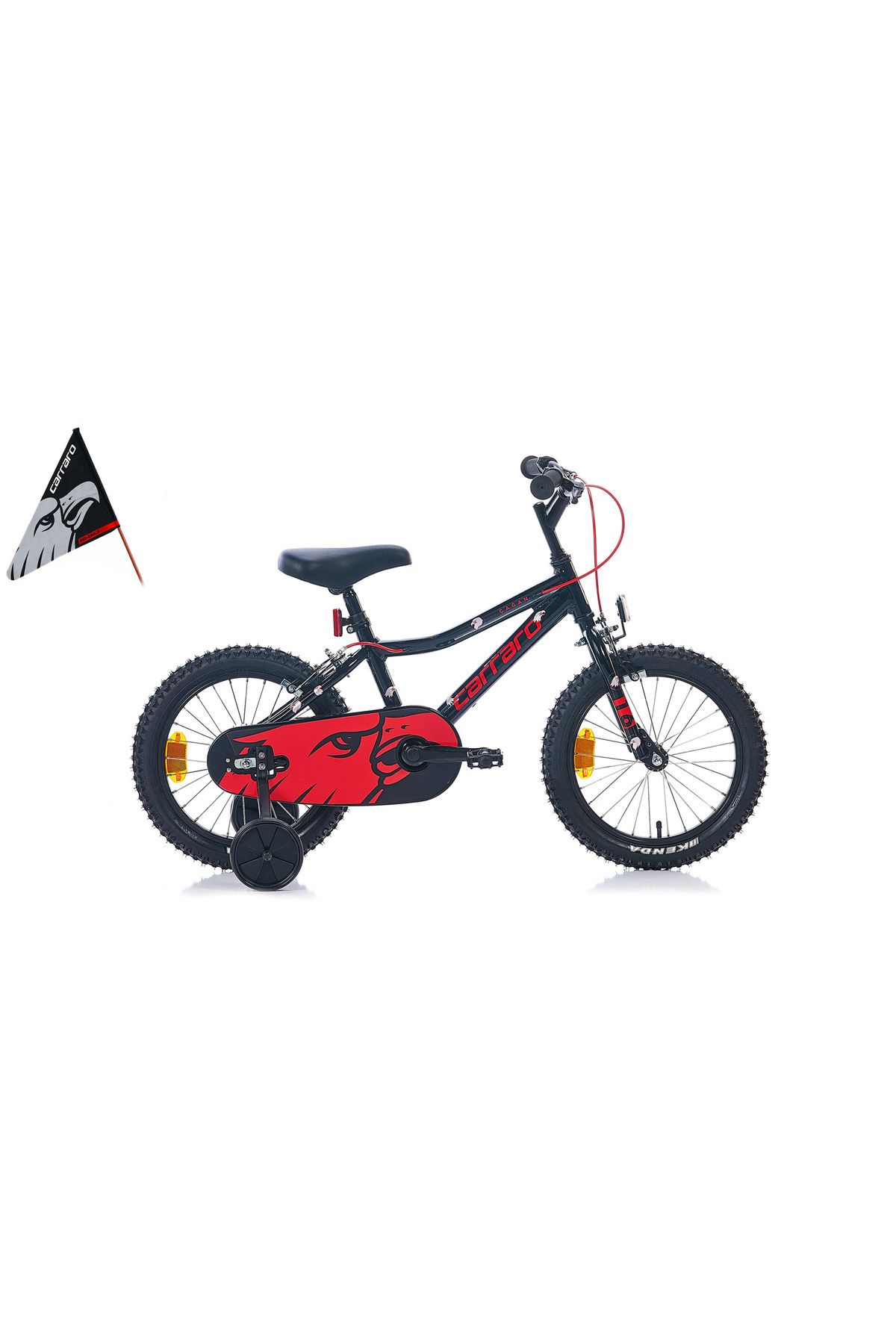 Bianchi CARRARO RED EAGLE 16 JANT 250H 1-V VB MAT SIYAH-KIRMIZI-GUMUS