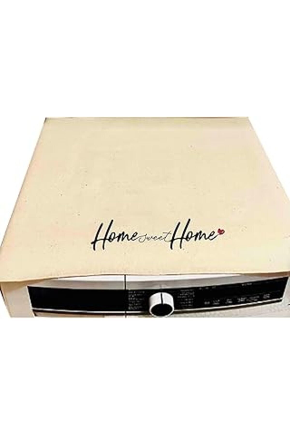 robotrend Bagand Home Sweat Home Baskılı Krem Makine Örtüsü