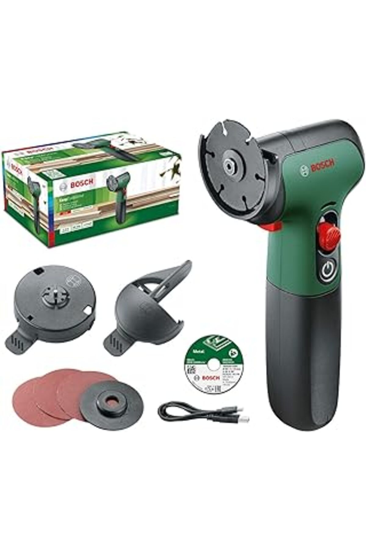 NETWORK ART Bosch Akülü Easycut & Grind Kompakt Kesme Ve Taşlama Makinesi (2.0 Ah Akü, 7.2 Volt, Karton Kutuda)