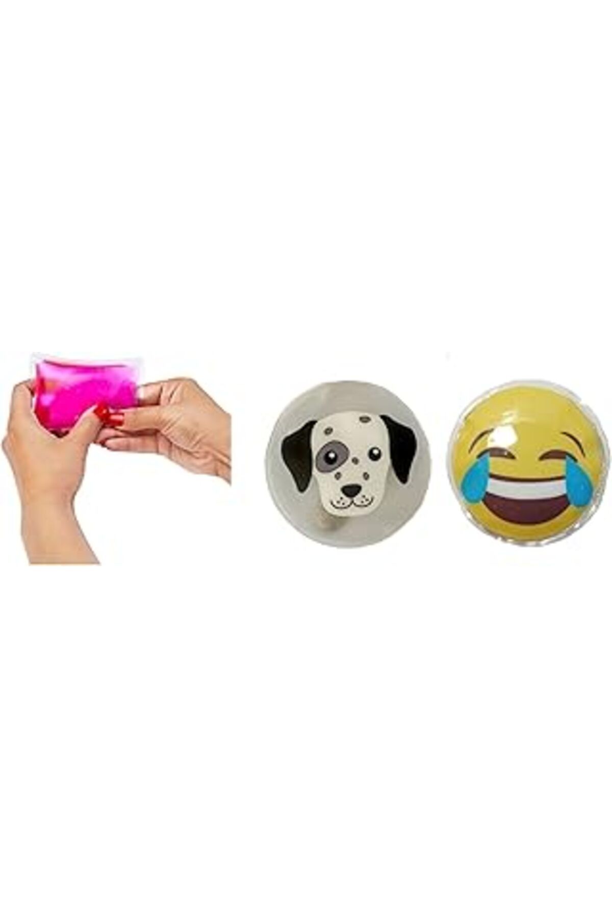 Mu Art Bosphorus Homi Gülen Emoji,Köpek Cep Sobasi,El Isitici,2 Adet Sicak Su Torbasi Pvc 9Cm