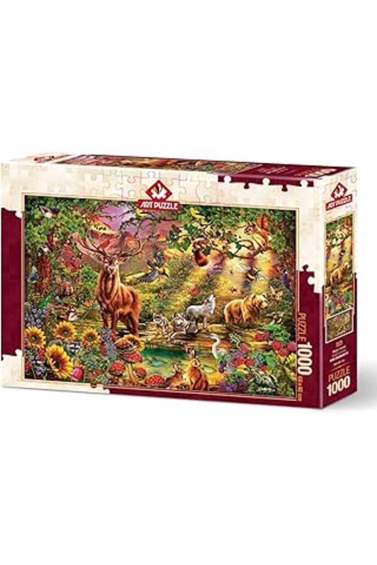 Pazarcan Art Puzzle Büyülü Orman 1000 Parça Puzzle