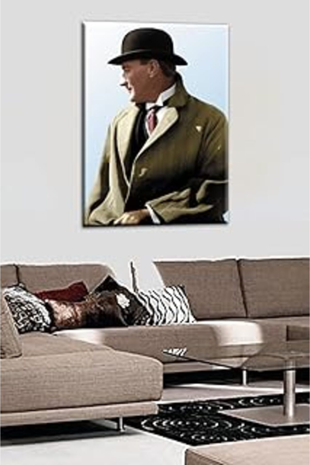 NETWORK ART Talya Tablo Atatürk Kanvas Tablo - Kontiki 50x70 no-2390