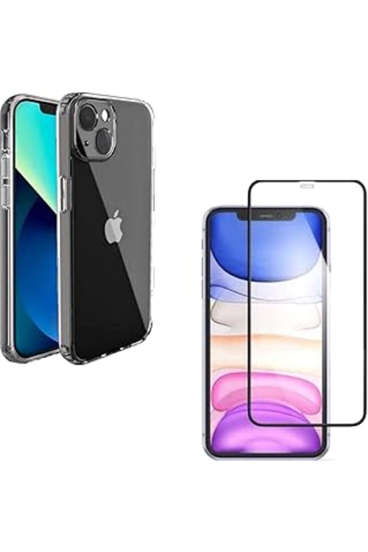 Mu Art Ahşap Iphone 13 Mini uyumlu Seramik Nano Ekran Koruyucu Ve Tıpalı Kılıf 2İn1 Seramik Nano Ekran Koruyucu